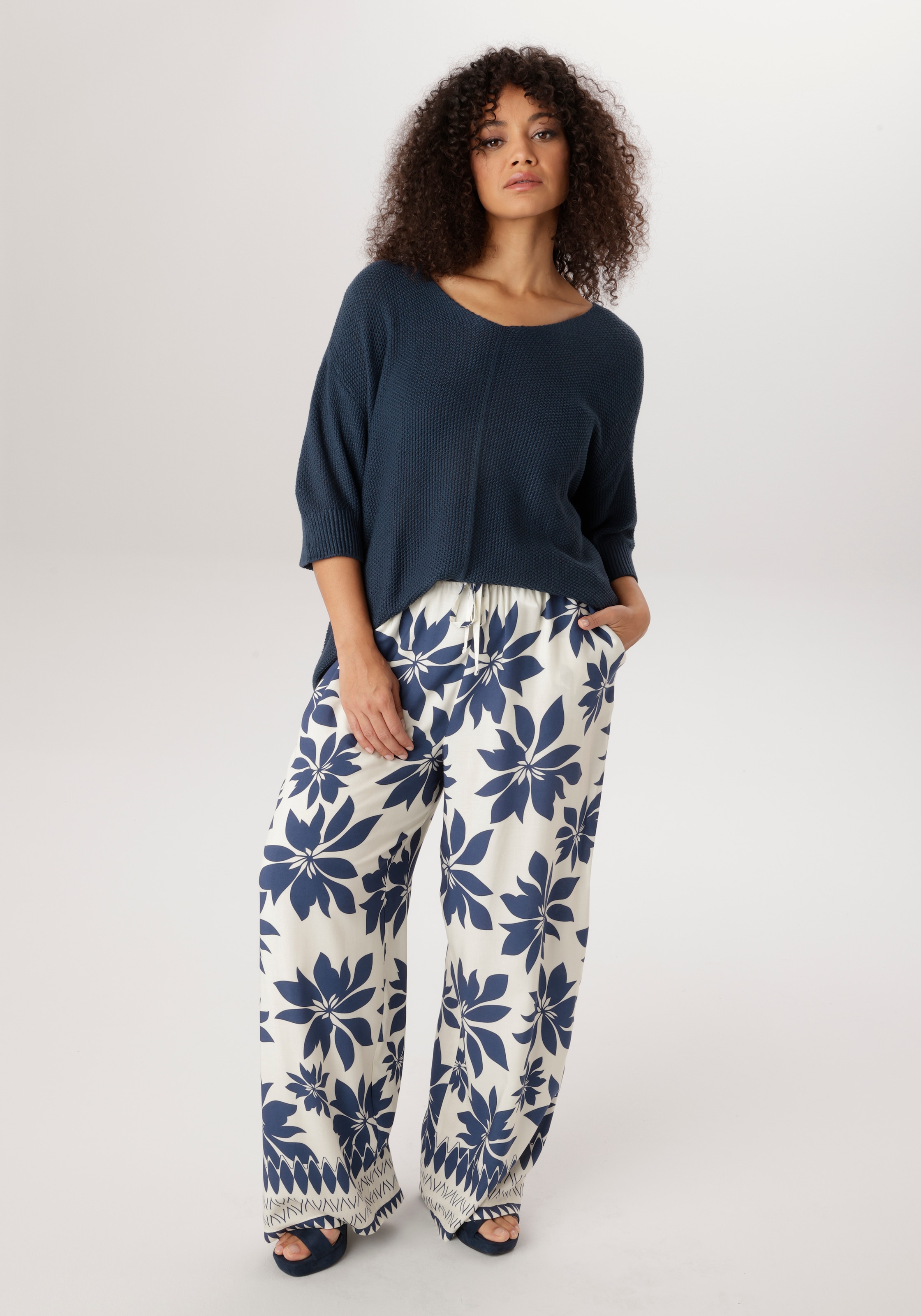 Aniston PLUS Strickpullover mit tollem Strickmuster - NEUE KOLLEKTION