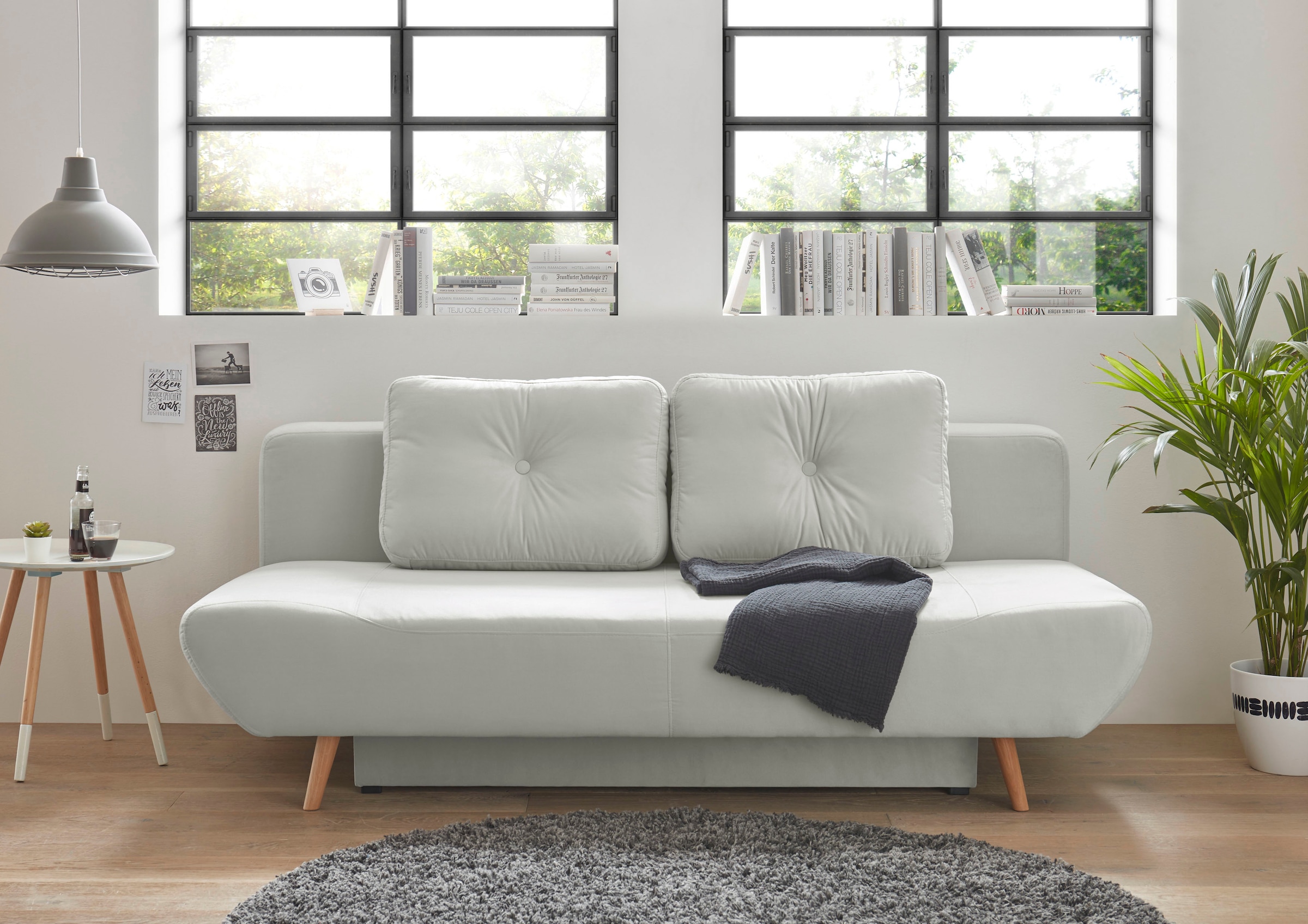 andas Schlafsofa »Segmon«, einfach in ein bequemes Bett umwandeln, inklusive Bettkasten