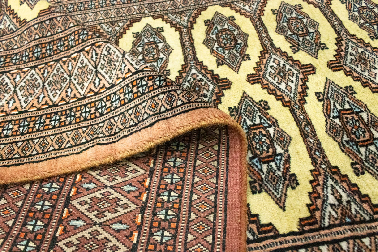 morgenland Wollteppich »Pakistan Teppich handgeknüpft rot«, rechteckig