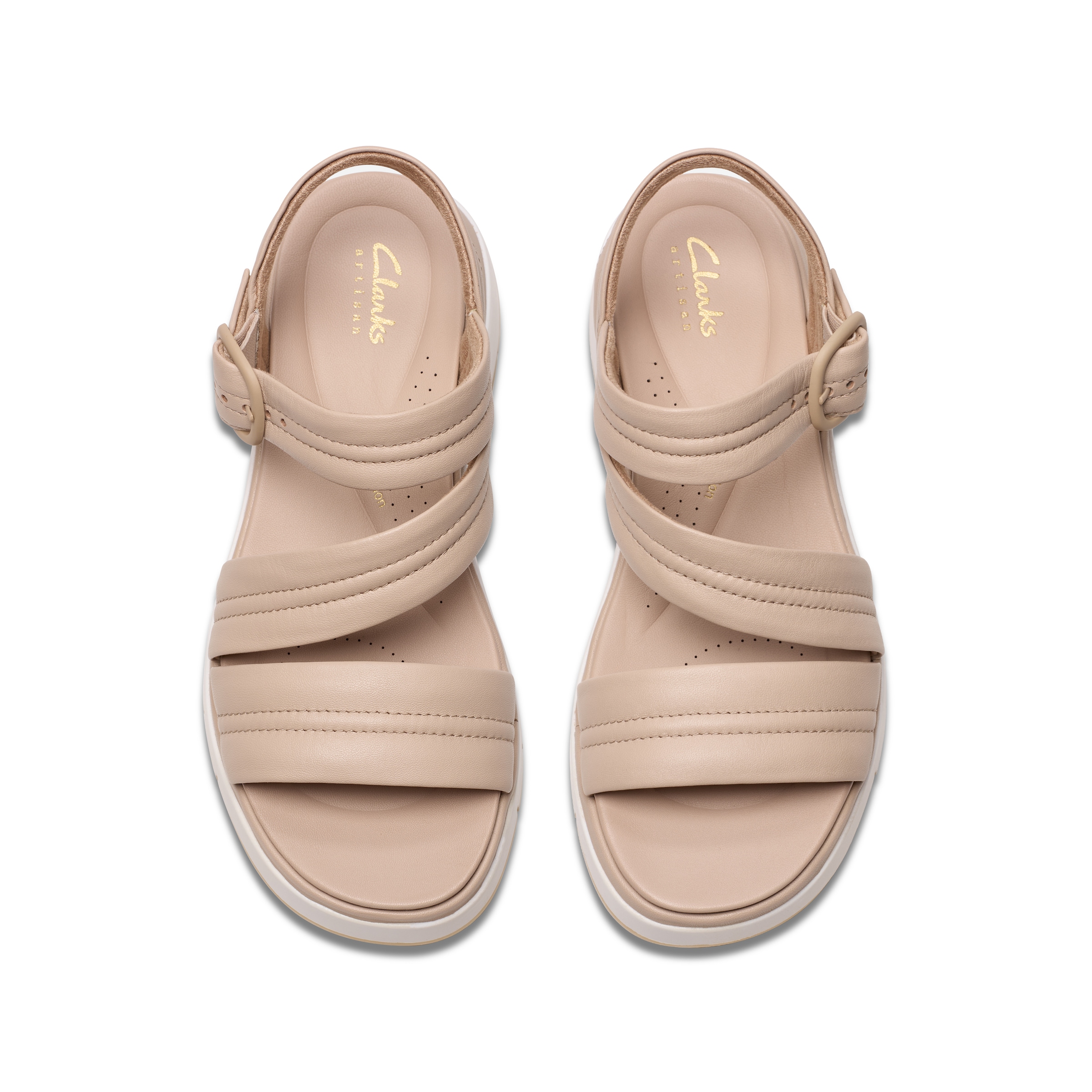 Clarks Sandale »Tuscan Strap«, Sandalette, Flats, Sommerschuh mit Plateausohle