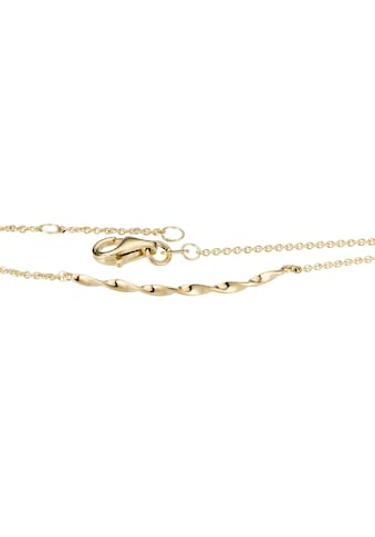 Goldarmband »Schmuck Geschenk Gold 585, glänzend, gedrehtes Element«, zu Kleid, Shirt,...