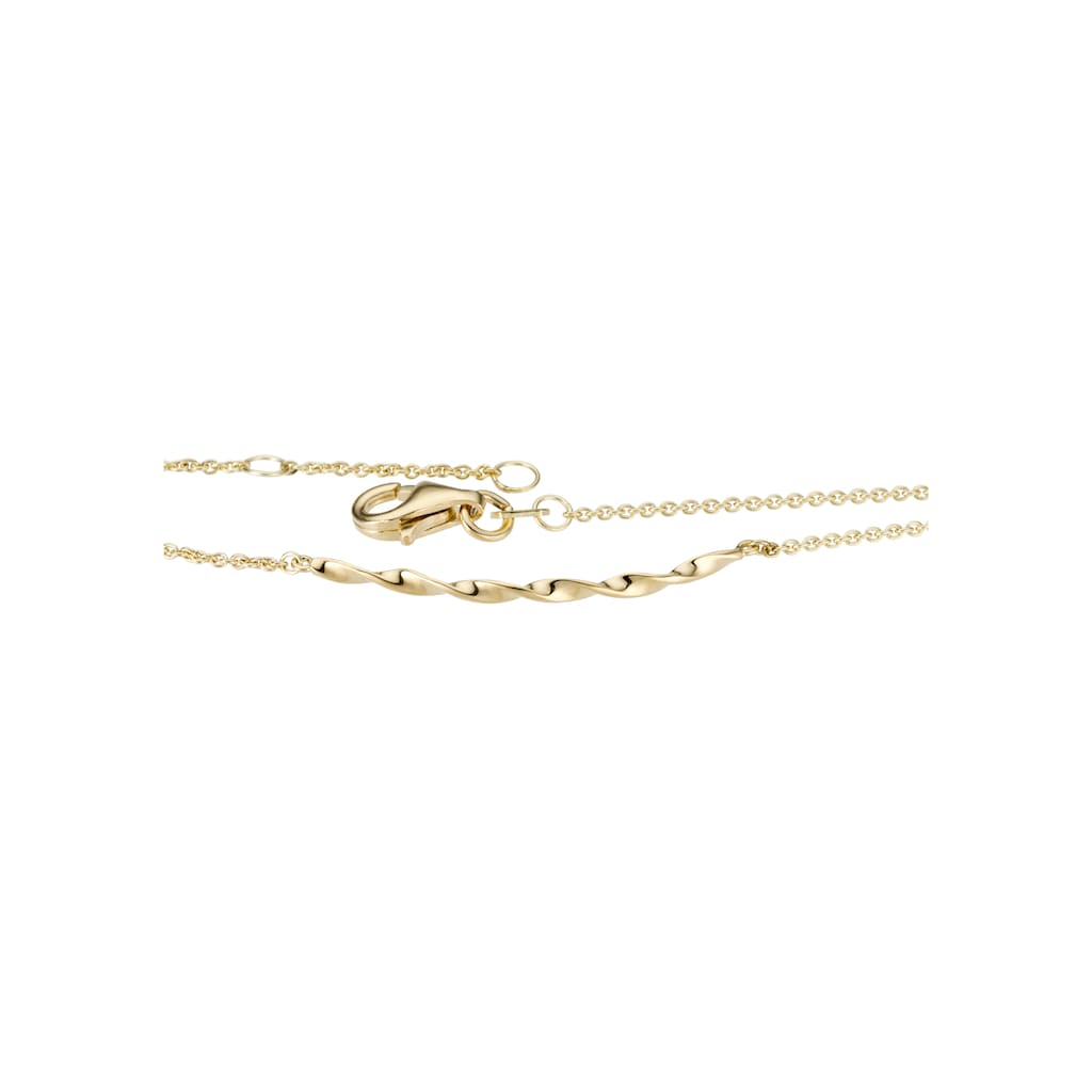 Firetti Goldarmband »Schmuck Geschenk Gold 585, glänzend, gedrehtes Element«