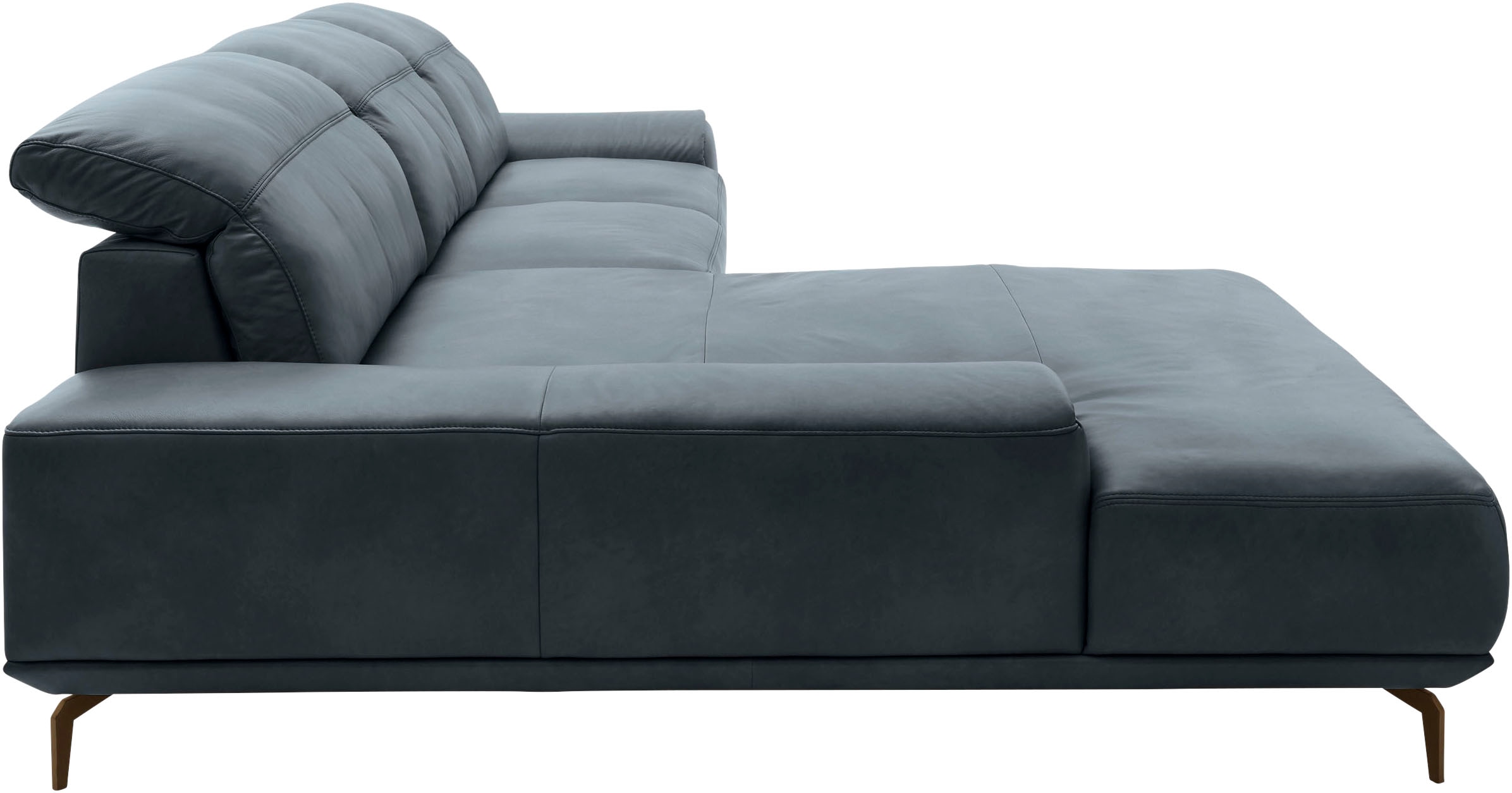Musterring Wohnlandschaft »MR 2490«, Bronze-Fuß, Sitzhöhe 48cm, wahlweise mit Funktionen, Maße 342 x 207 cm