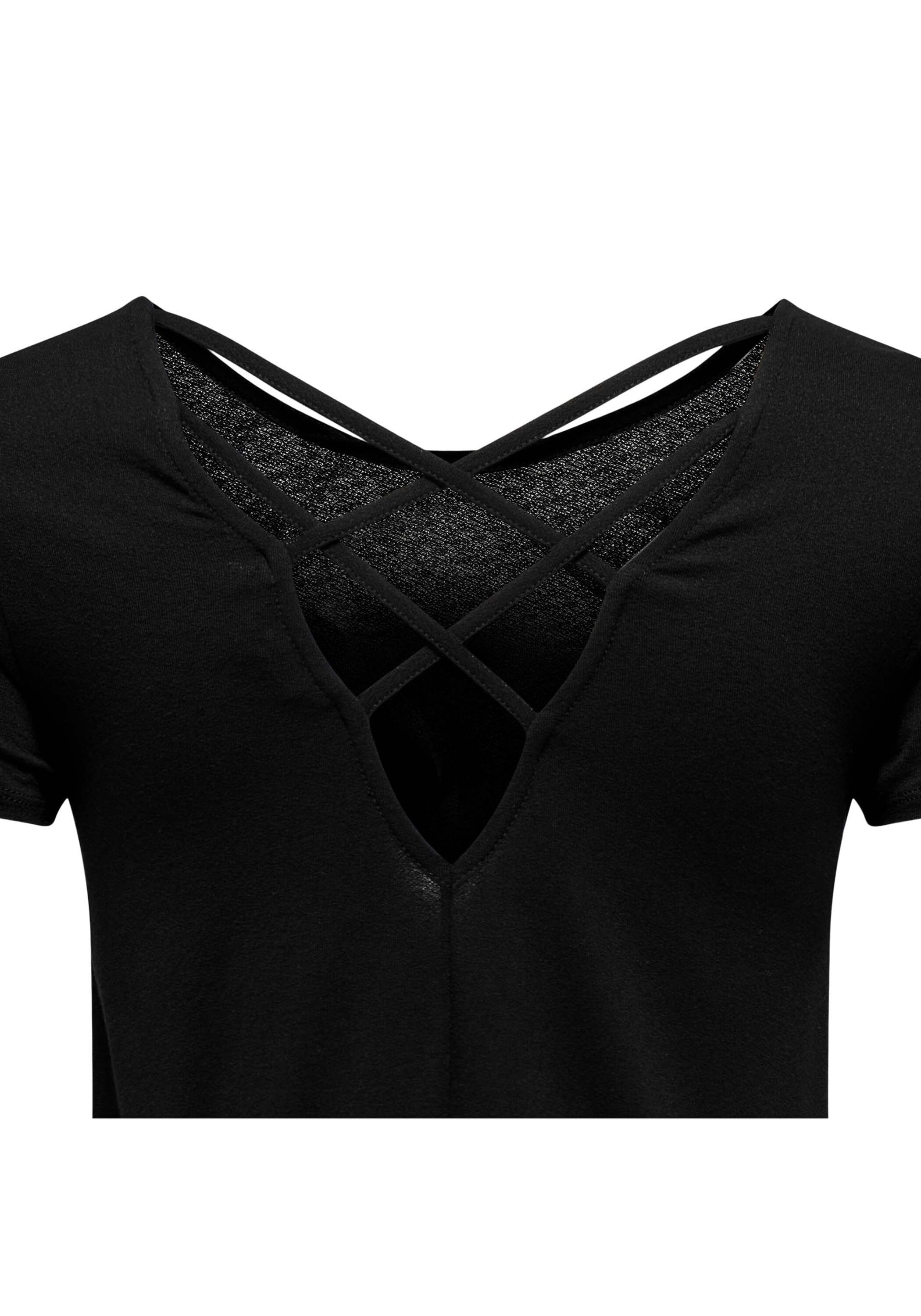 ONLY T-Shirt »T-Shirt ONLBERA BACK LACE UP TO 1er Pack«