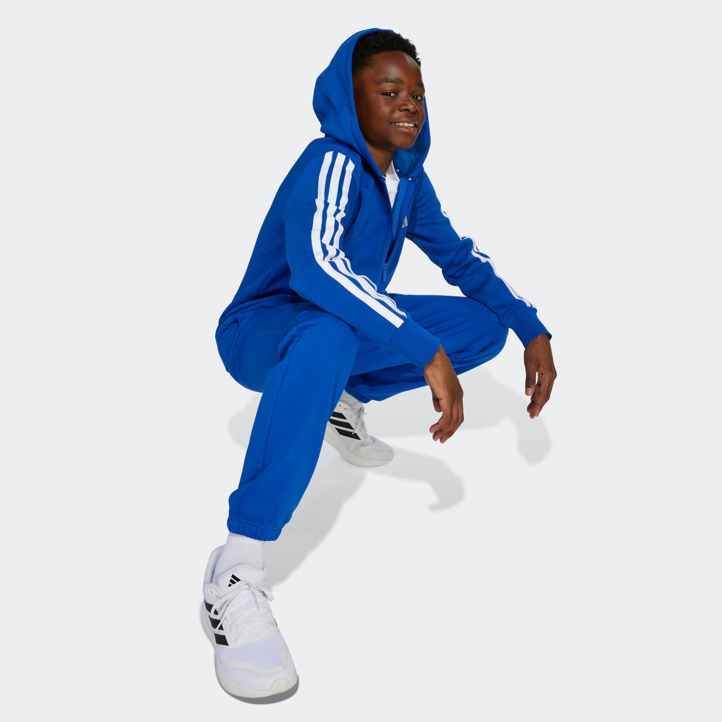 adidas Sportswear Kapuzensweatshirt »J 3S FL FZ HD«