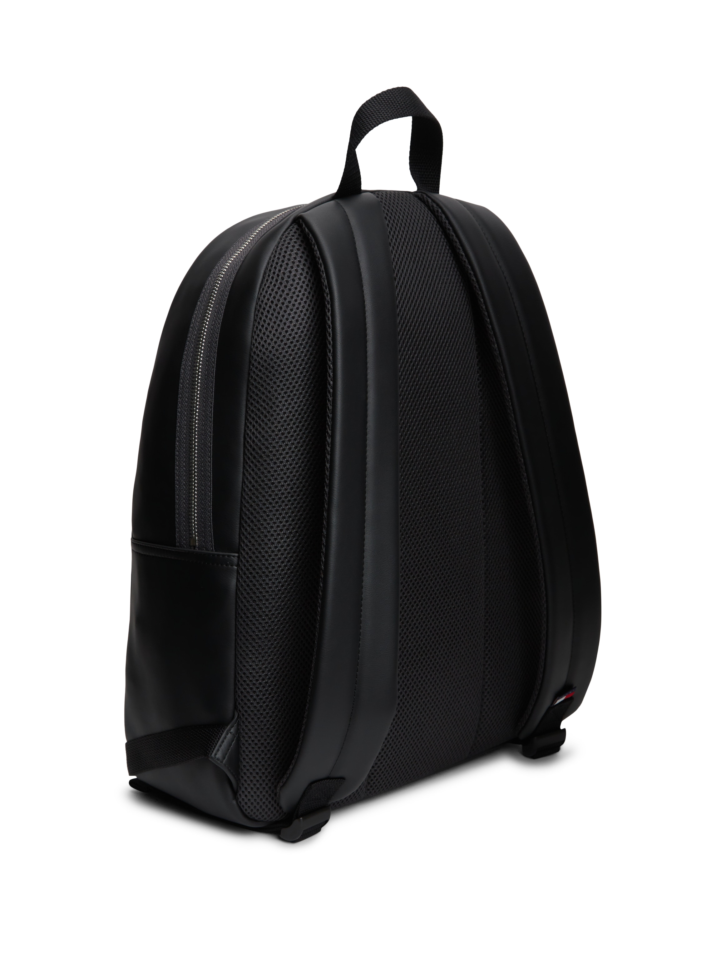 Tommy Jeans Rucksack »TJM ELEVATED PU BACKPACK« Unisex Freizeitrucksack, Businessrucksack mit Logo-Aufnäher