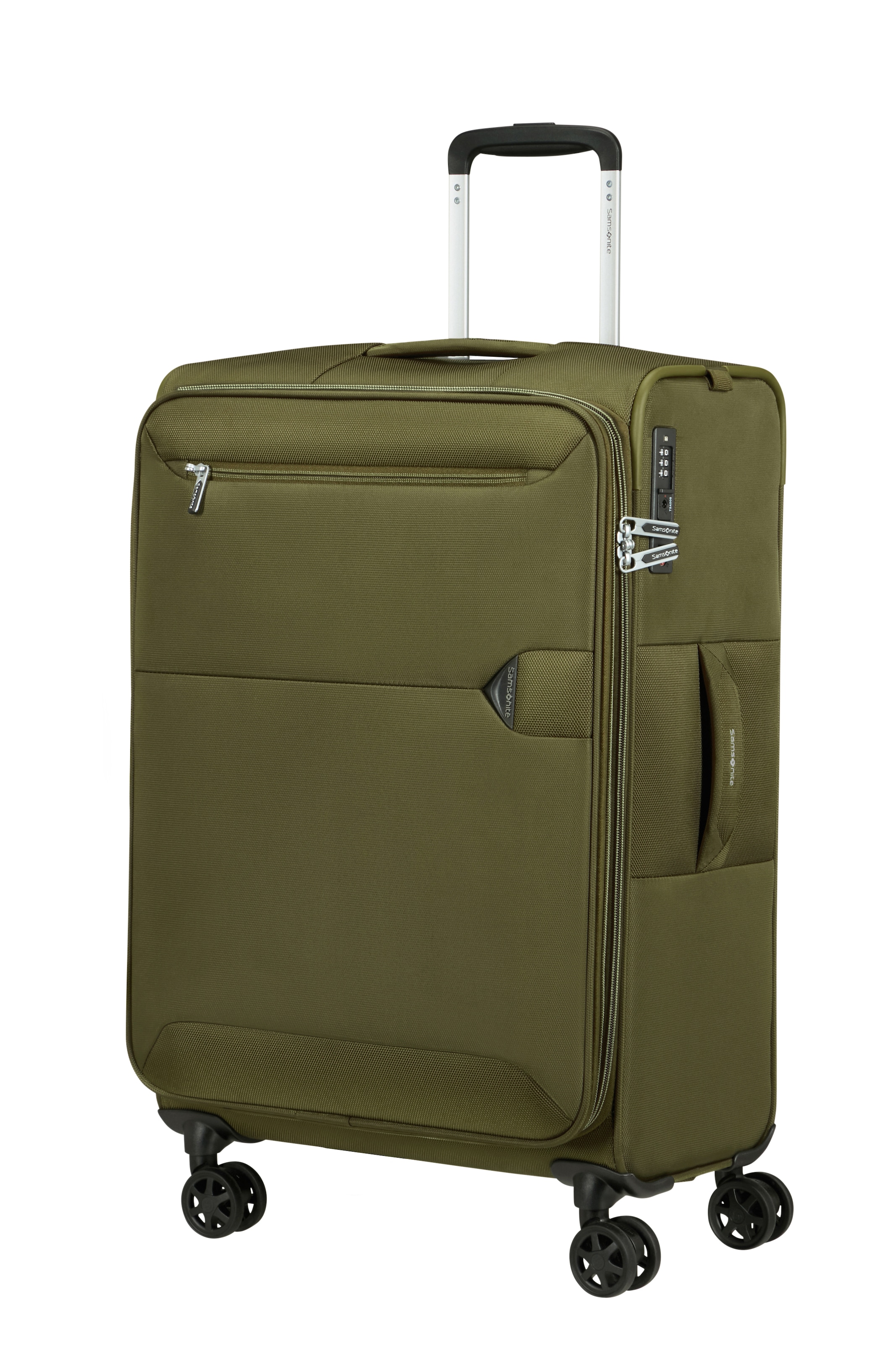 Samsonite Weichgepäck-Trolley »URBIFY, verschiedene Größen« 68 l 4 Rollen aus Recycle-Polyester, mit Kreuzspanngurt, mit Fronttasche