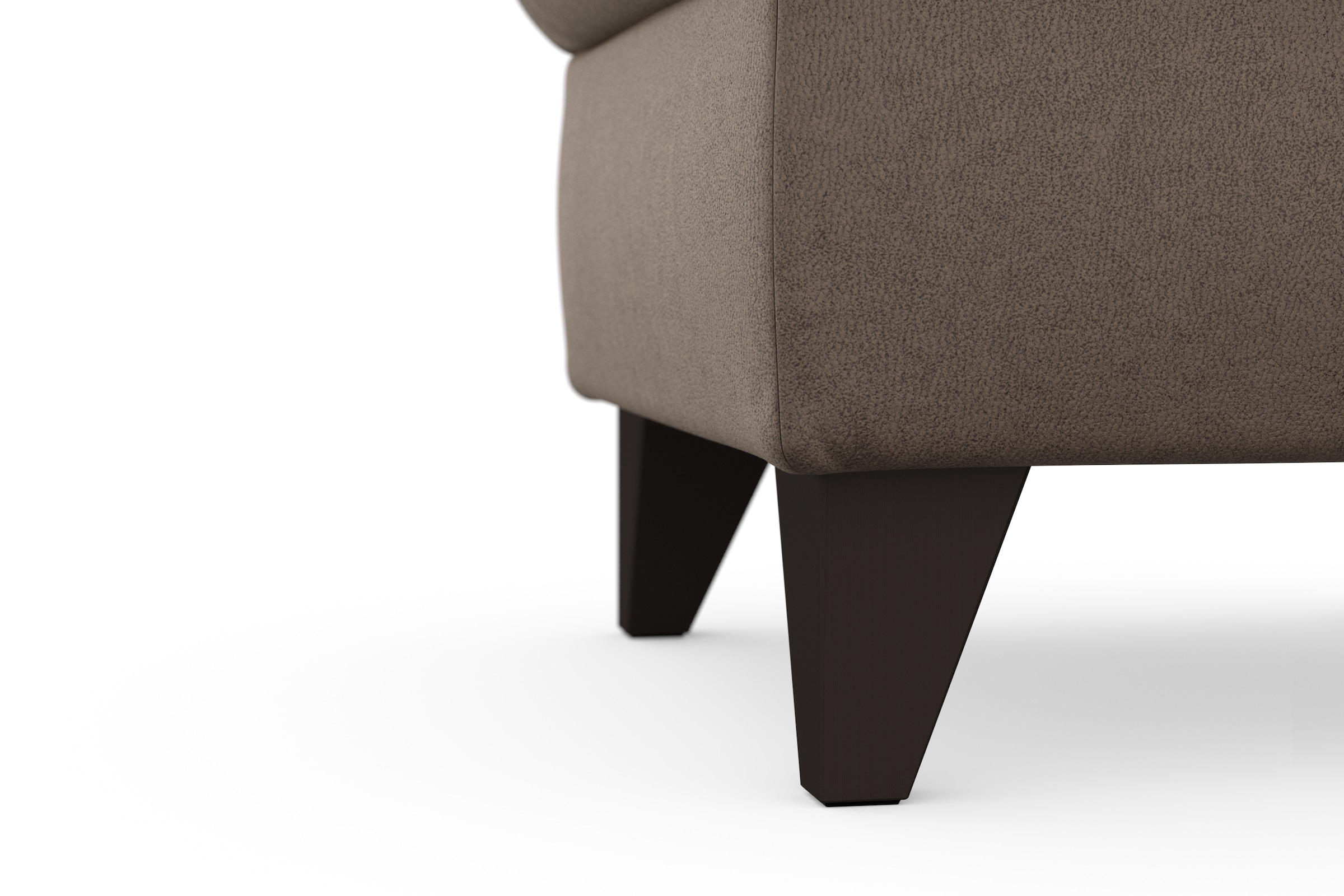 sit&more Stauraumhocker »Mellum«, mit Stauraum und wengefarbenen Holzfüßen