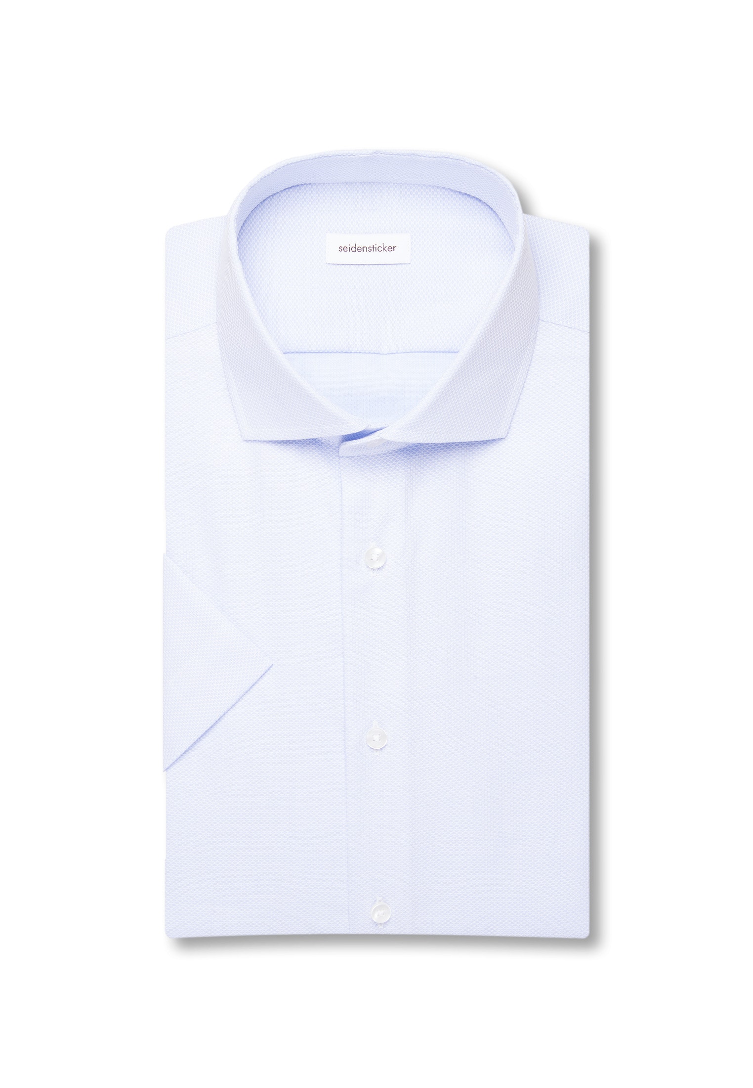 seidensticker Businesshemd »Schwarze Rose« Shaped 1/2 Kentkragen Struktur