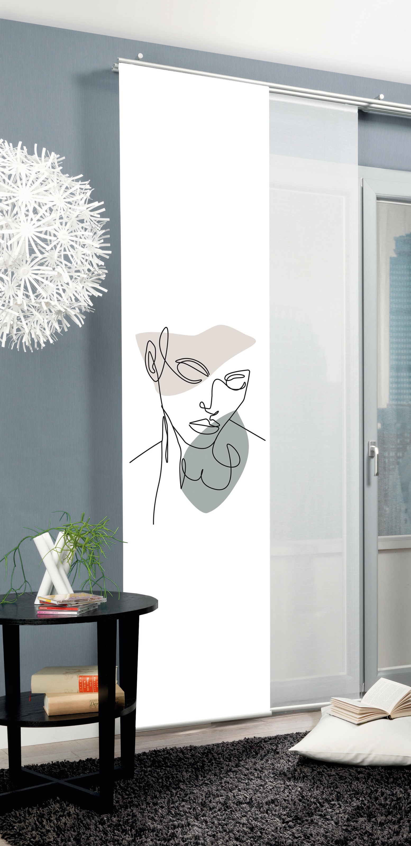 HOME WOHNIDEEN Schiebegardine »SCHIEBEVORHANG DEKOSTOFF DIGITALDRUCK 'CARILO'«, (1... kaufen