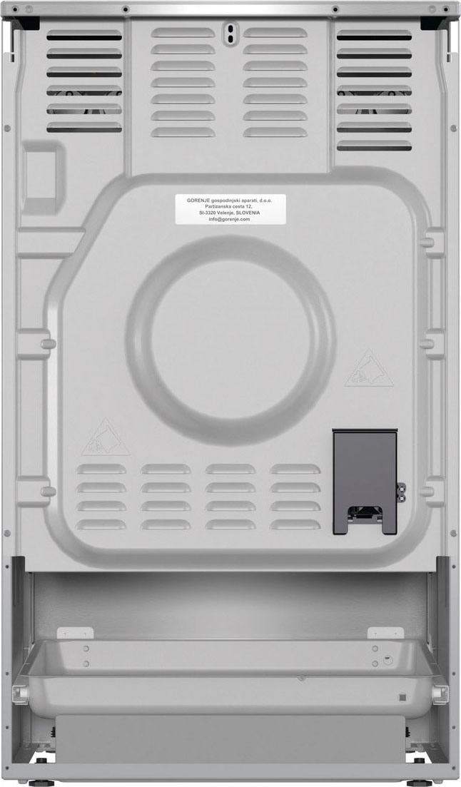 GORENJE Elektro-Standherd »GECS5C«, GECS5C70XPA, mit 2-fach-Teleskopauszug, Aqua Clean