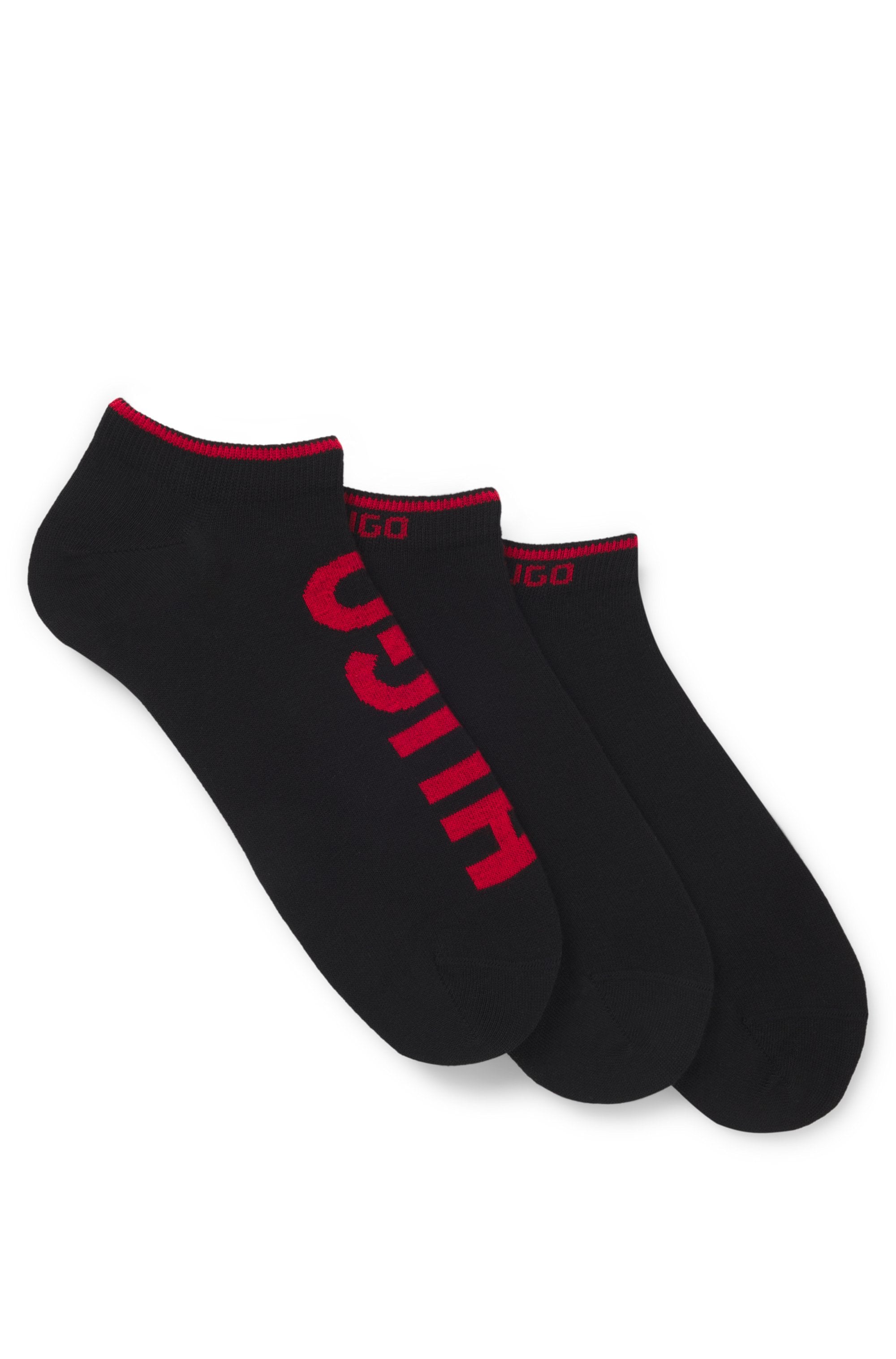 HUGO Underwear Sneakersocken »3P AS LOGO CC«, (3 Paar), mit Logodetails