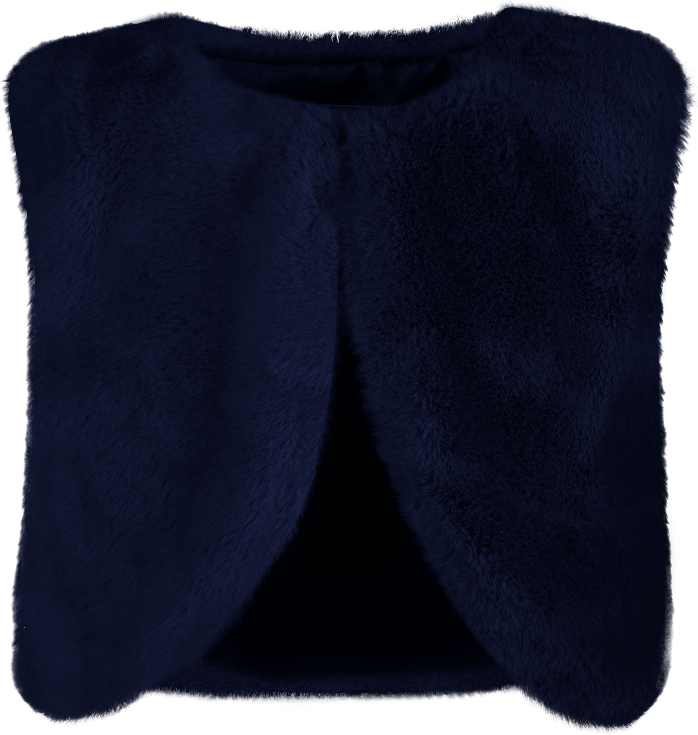 Happy Girls Mädchen Plüschweste in blau, Größe 98