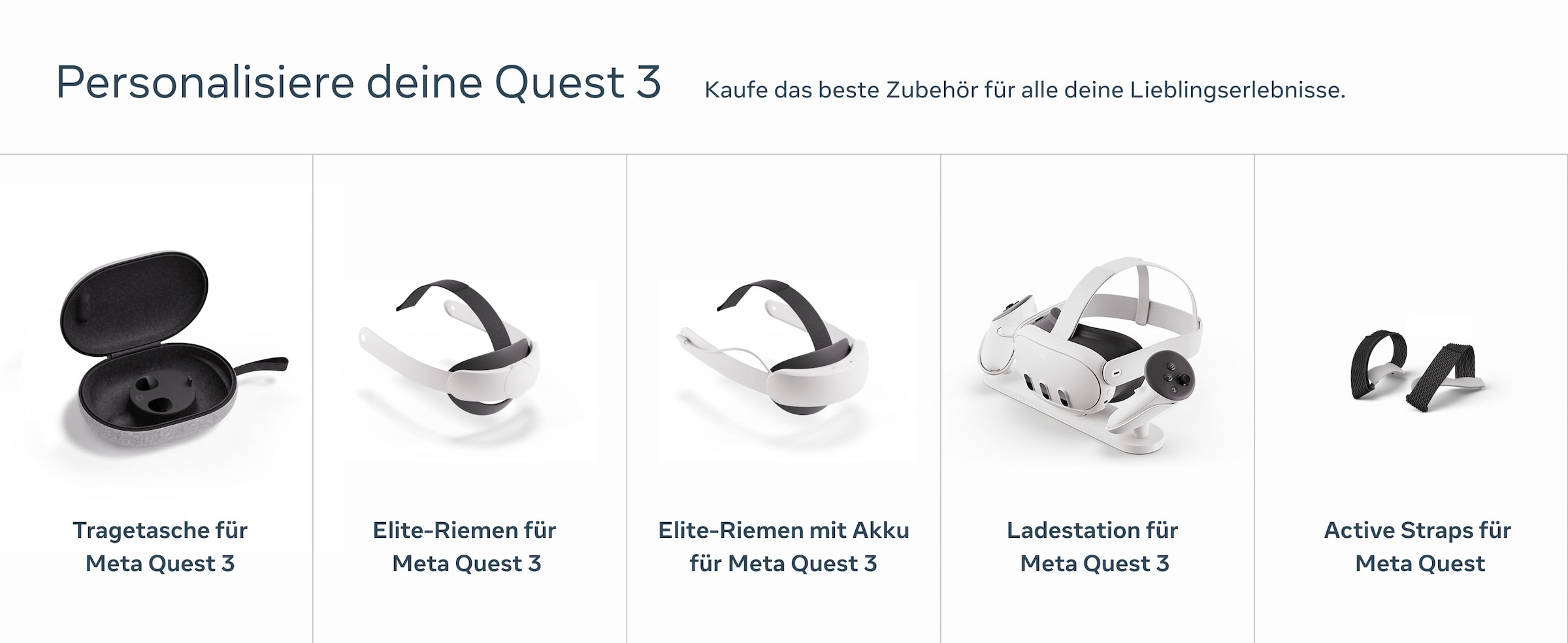 Meta Ladestation »Quest 3 Charging Dock«, für VR-Brillen