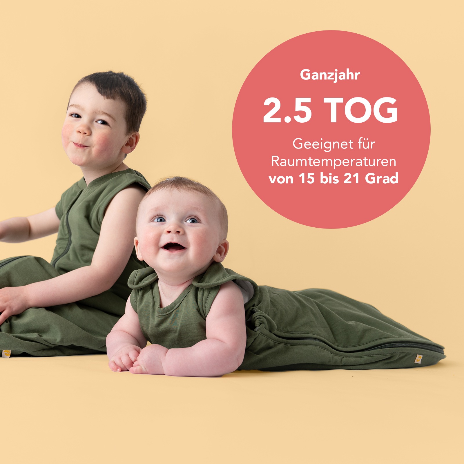 Schlummersack Babyschlafsack »Schlafsack ohne Füßen 2.5 Tog«