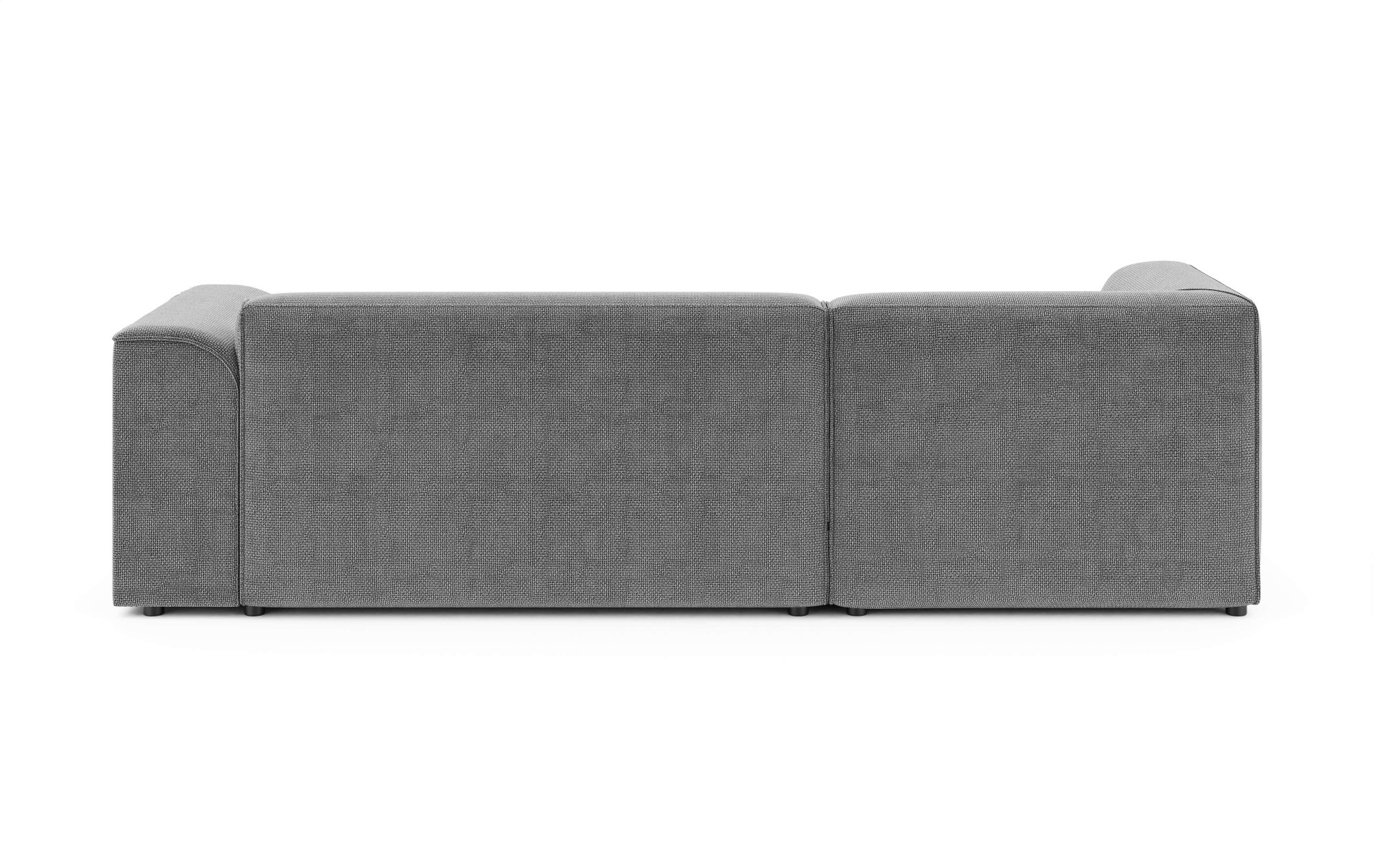 INOSIGN Ecksofa »MERID L-Form (257 cm), zeitlos & stilvolles Design,«, Aufwendig gepolstert, in Cord, Chenille und Struktur