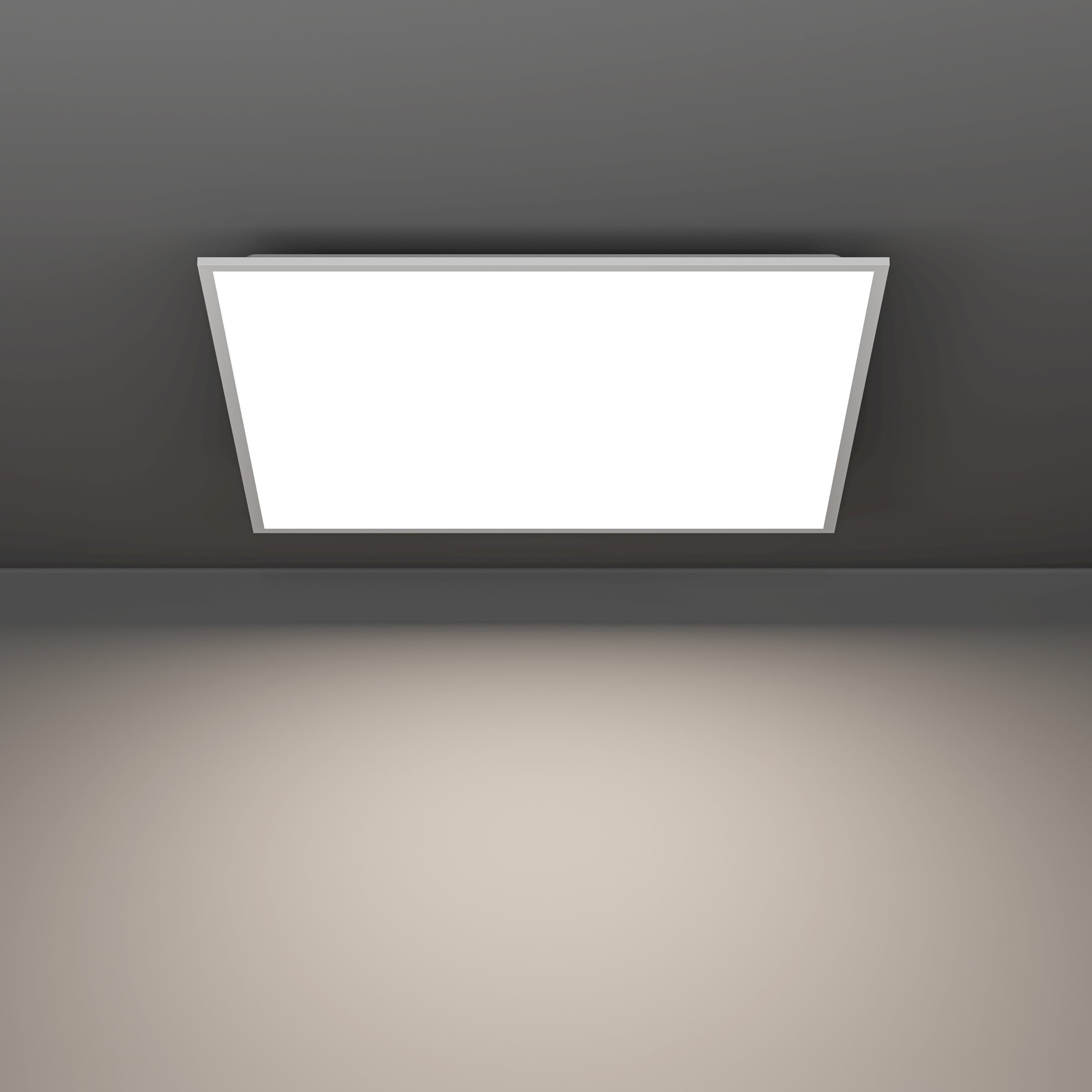 EGLO LED Deckenleuchte »MORADILLO-Z Deckenlampe - Stahl - LED - 33W - IP20« LED-Modul 1 Stk. Kaltweiß | Neutralweiß | RGB | Warmweiß Wohzimmerlampe, Esszimmerlampe, Schlafzimmer, L59,5 x B59,5 x H6,1 cm