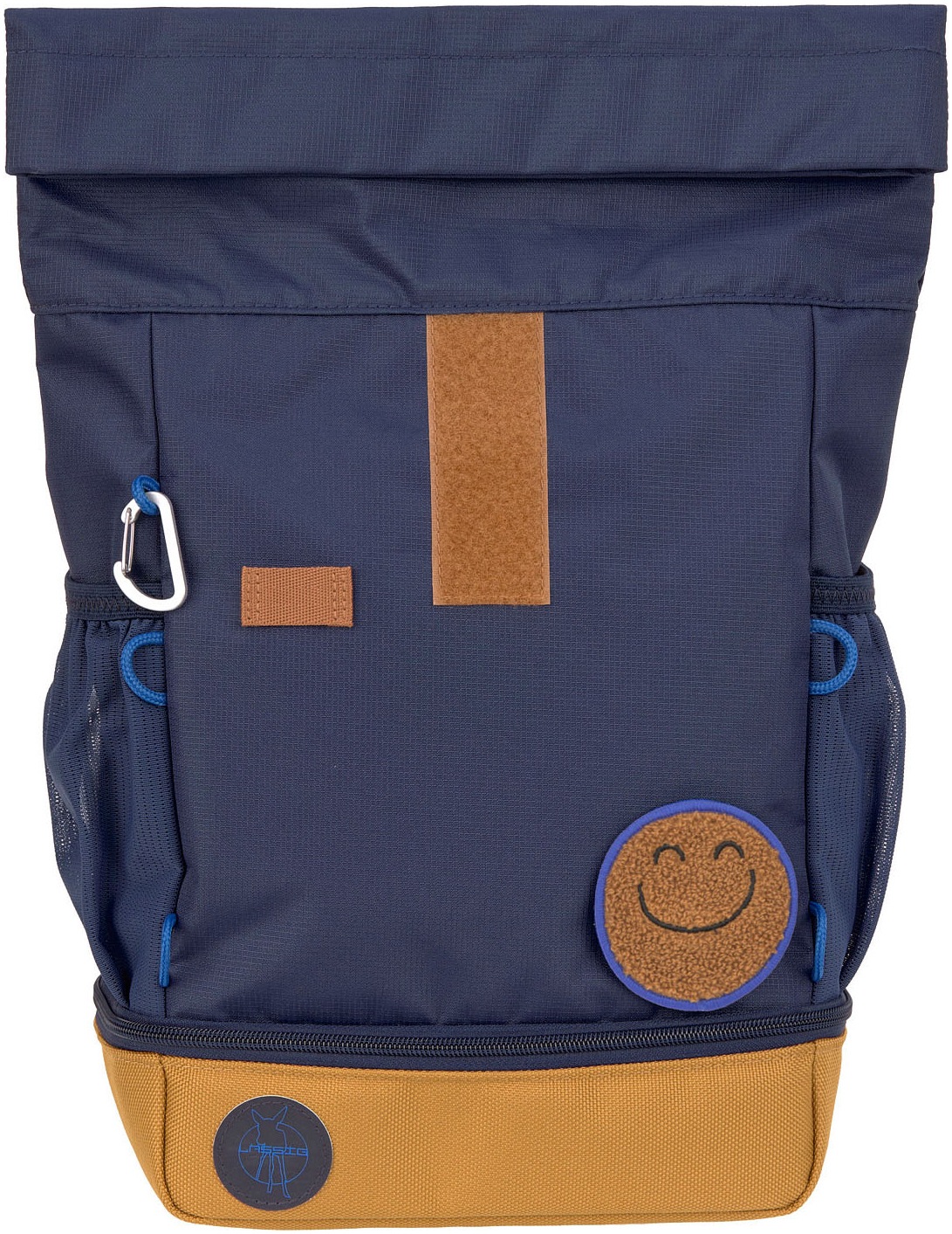 LÄSSIG Kinderrucksack »Little Gang, Mini Rolltop Backpack, navy« Reflektoren aus recycelten PET-Flaschen