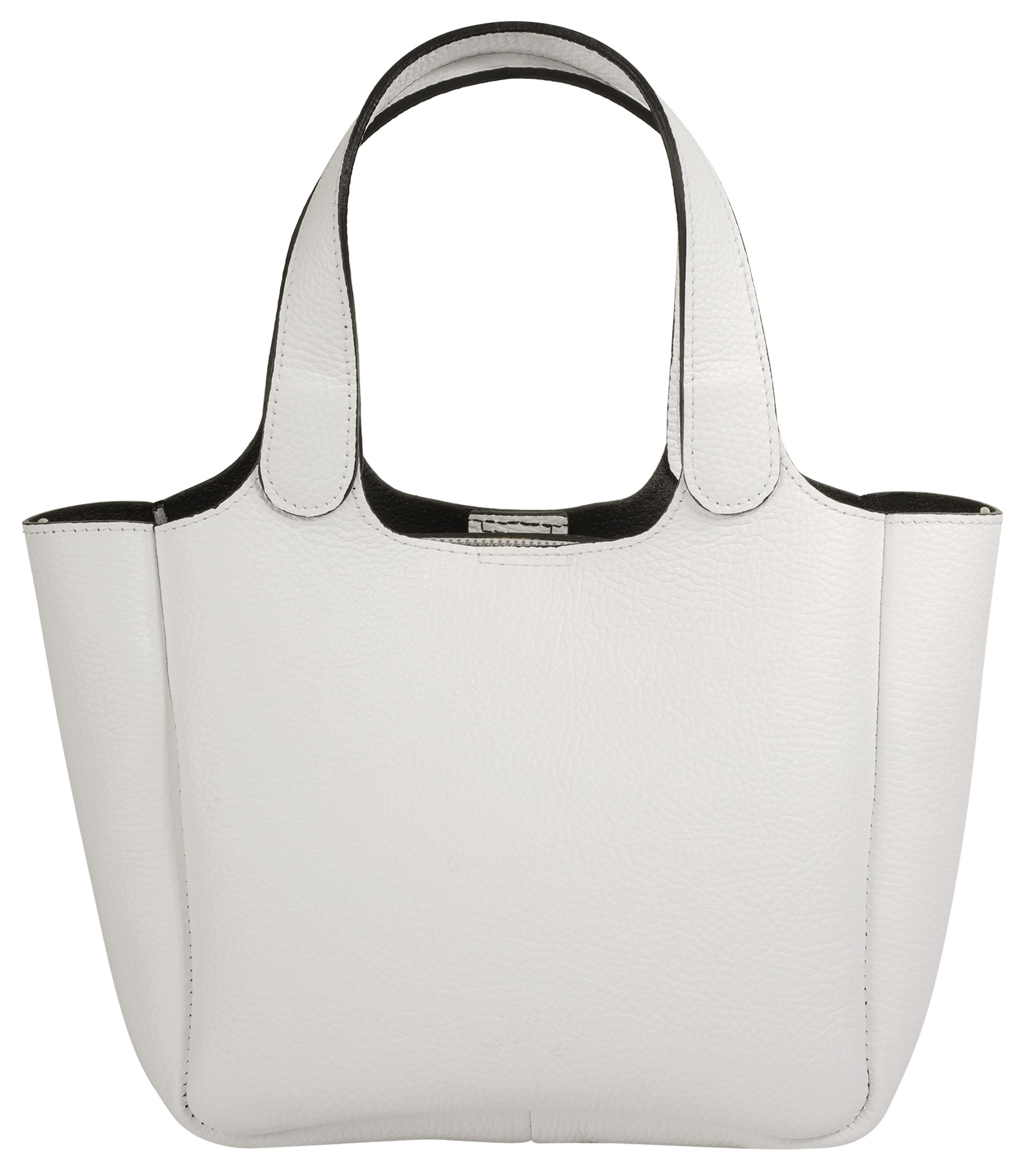 Cluty Henkeltasche echt Leder, Made in Italy