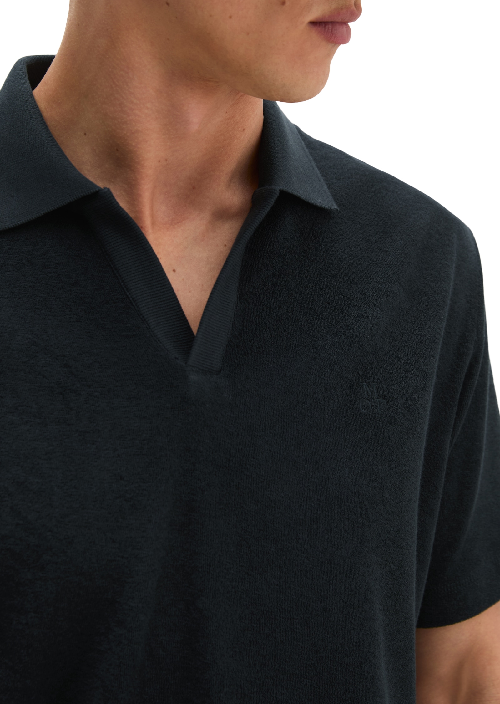 Marc O'Polo Poloshirt regular aus weichem Jersey-Frottee