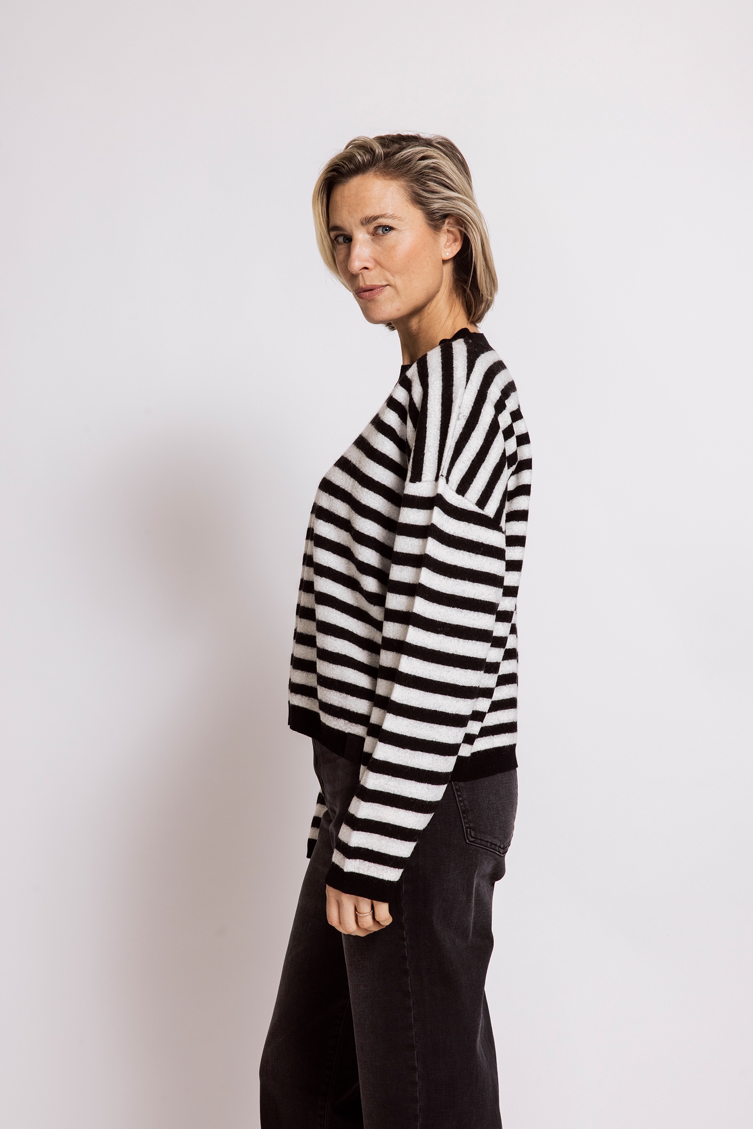 Zhrill Wollpullover »TANSY Ringel« in Ringeloptik, Casual Passform