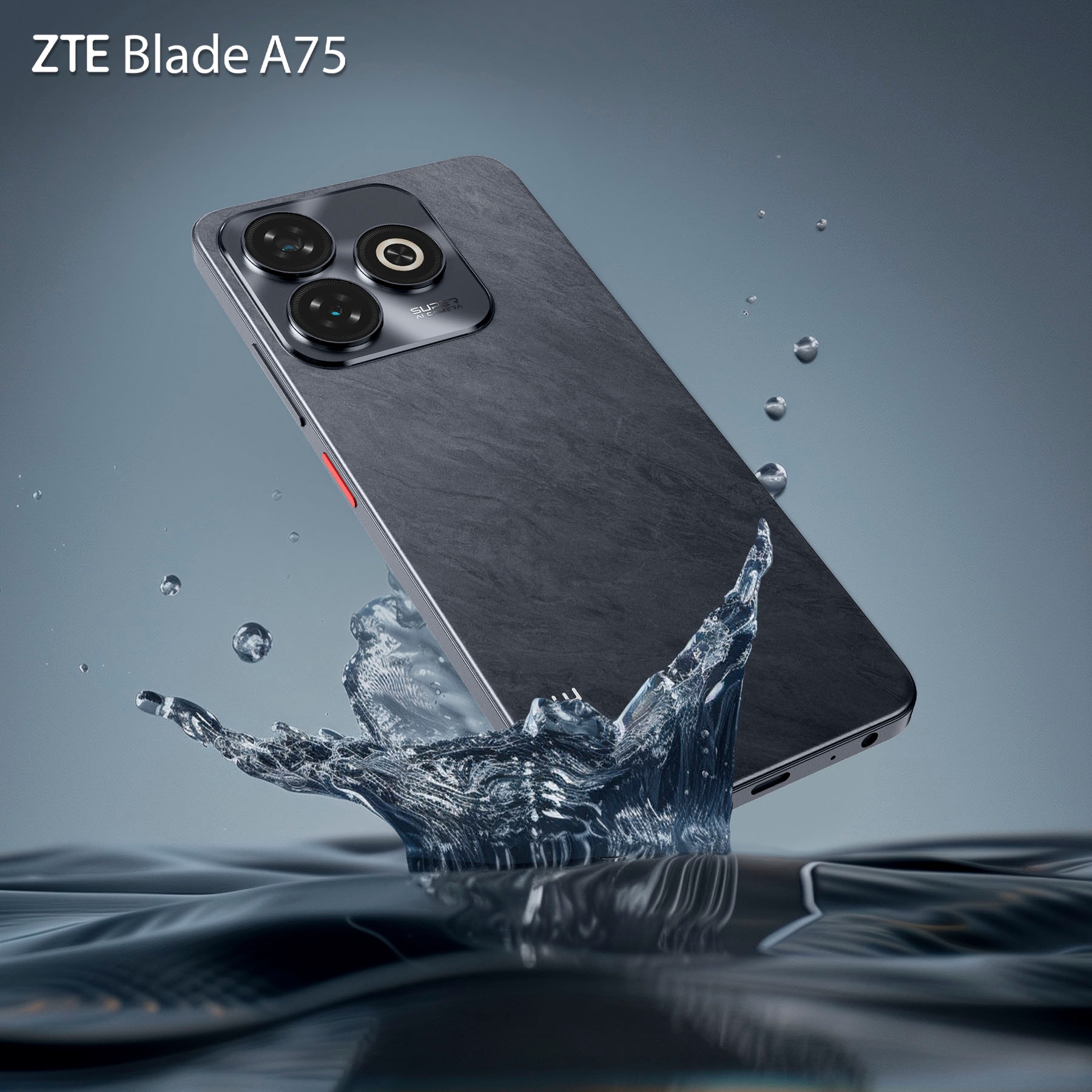 ZTE Smartphone »Blade A75«, schwarz