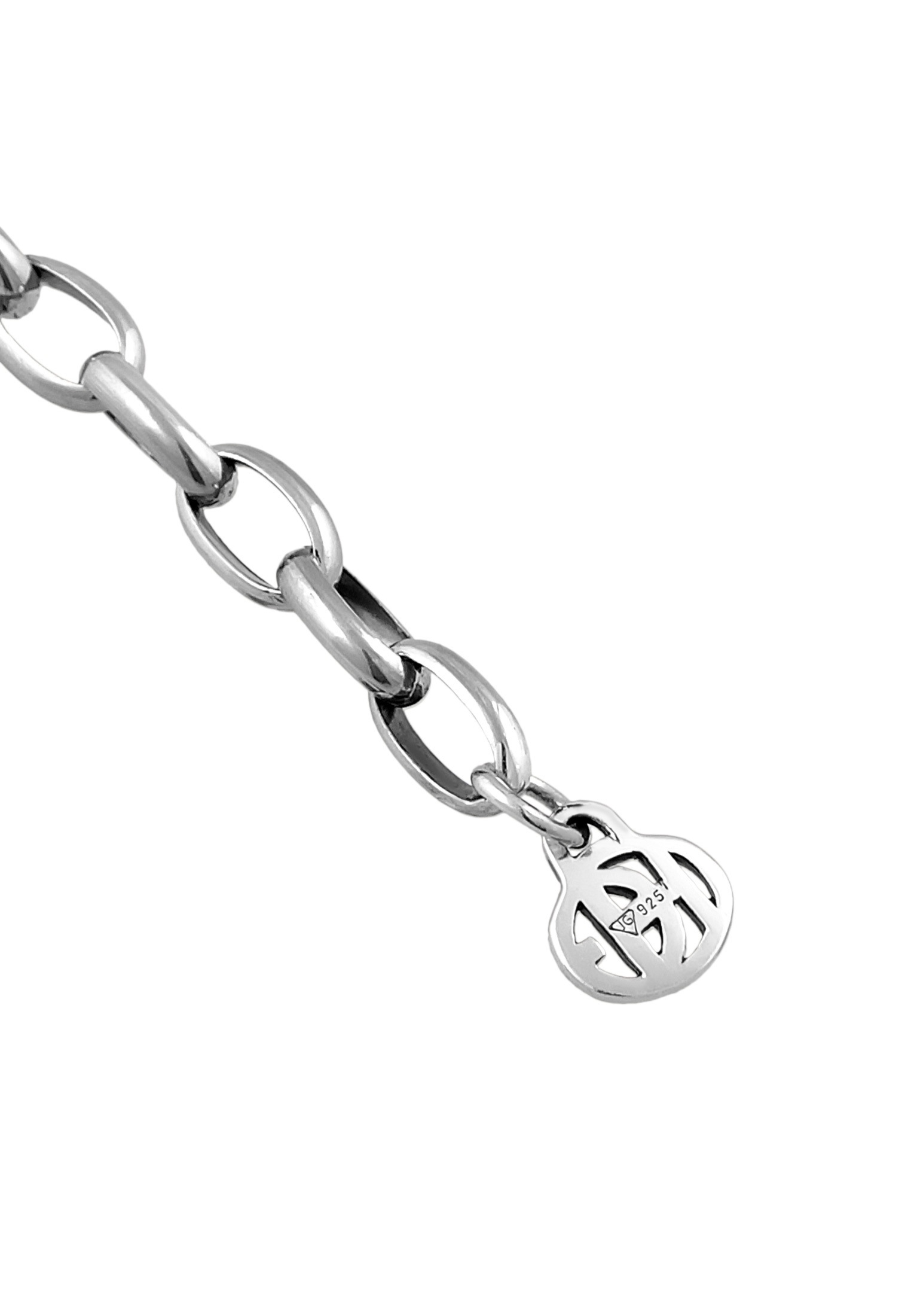 HAZE & GLORY Armkette »Armband Gliderarmband Chunky Perle 925 Silber«