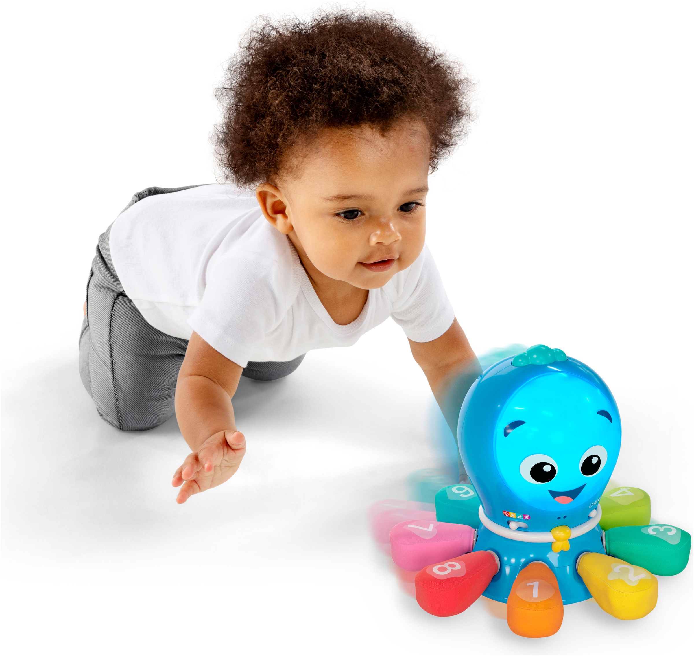 Baby Einstein Greifspielzeug »Go Opus Go™ 4-in-1 Crawl & Chase Pal«, mit Sound