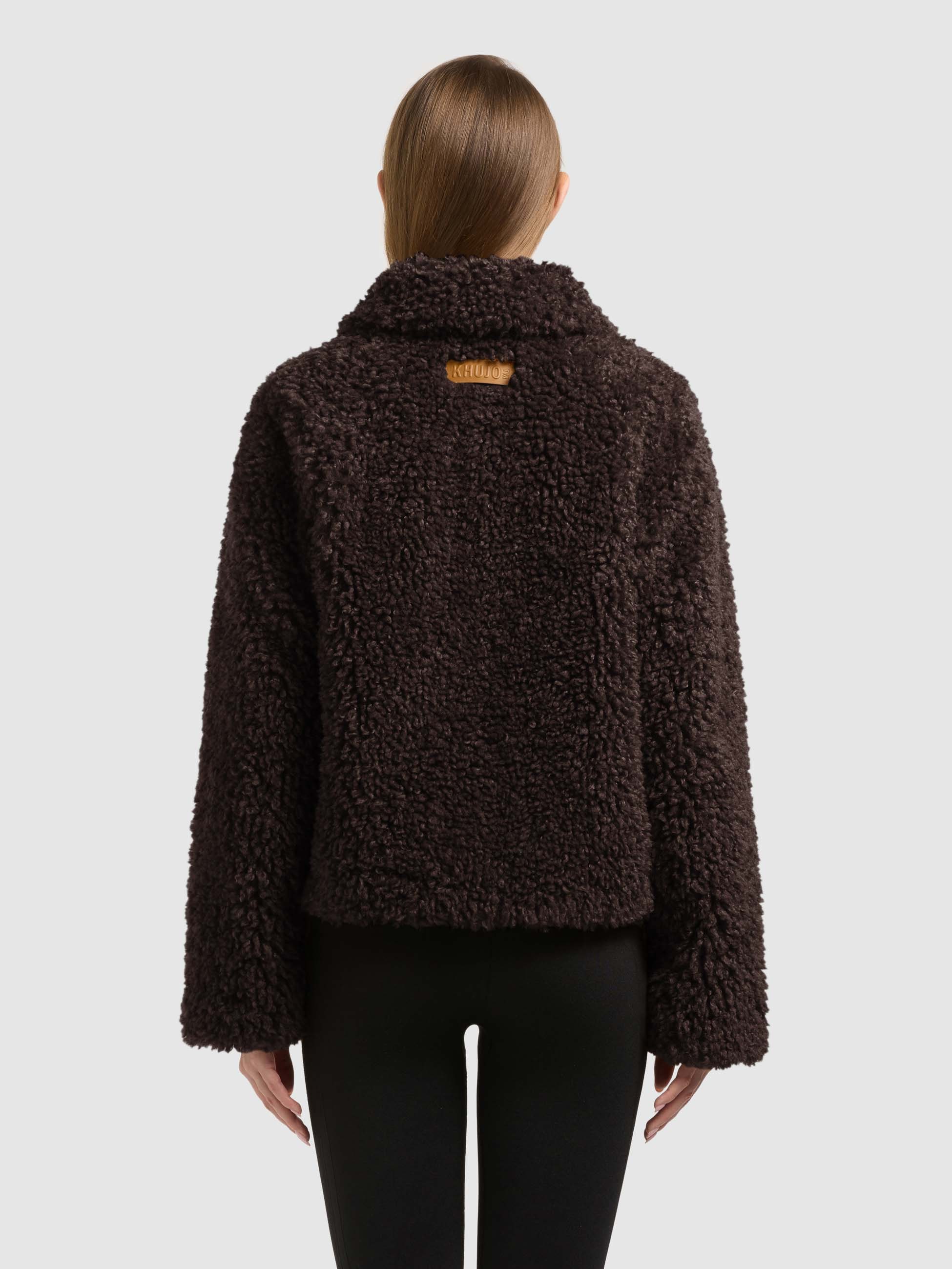 khujo Fellimitatjacke »CHAYA« 4-Knopf-Leiste