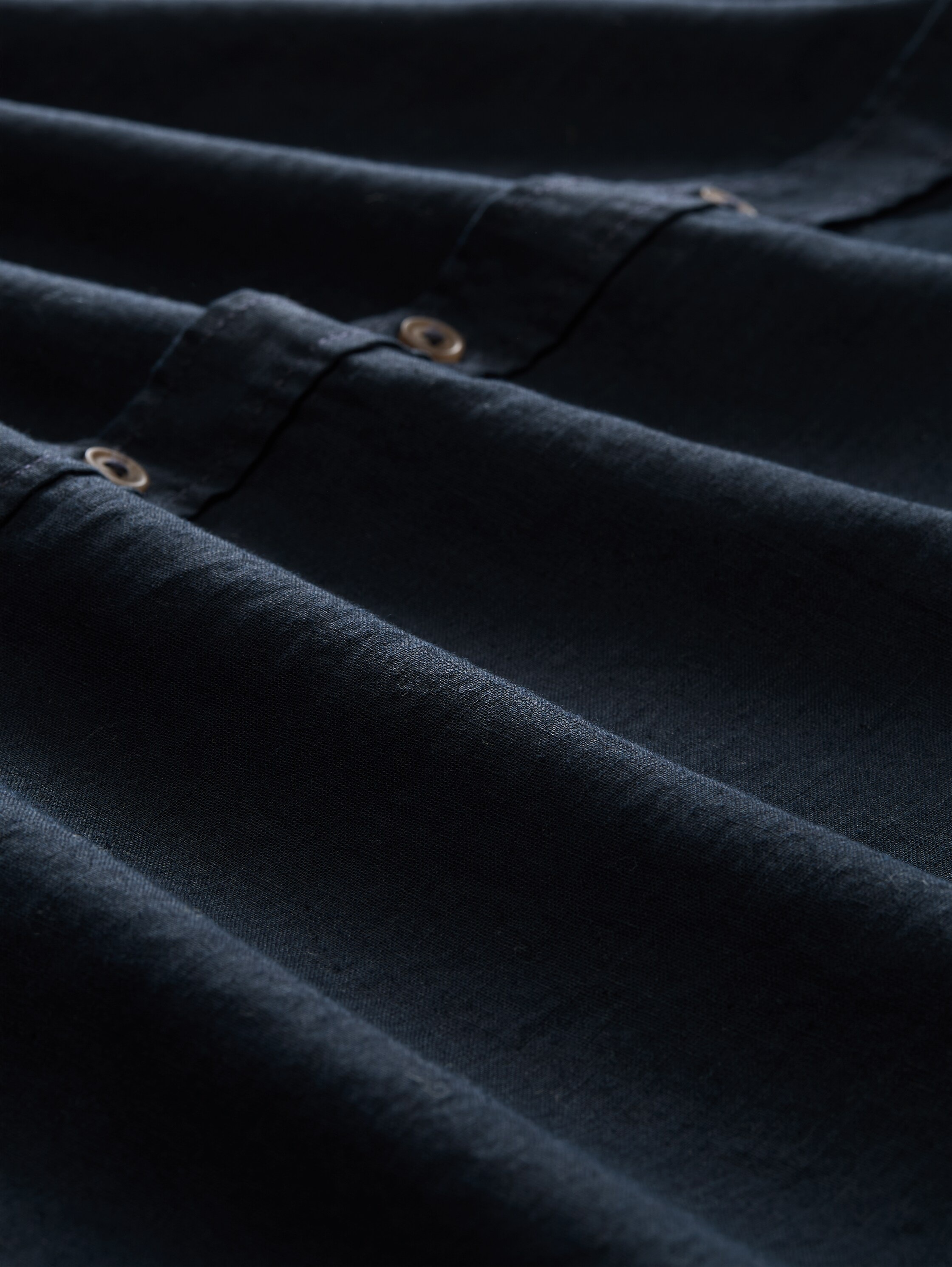 TOM TAILOR PLUS Leinenhemd aus Leinen - Große Größen