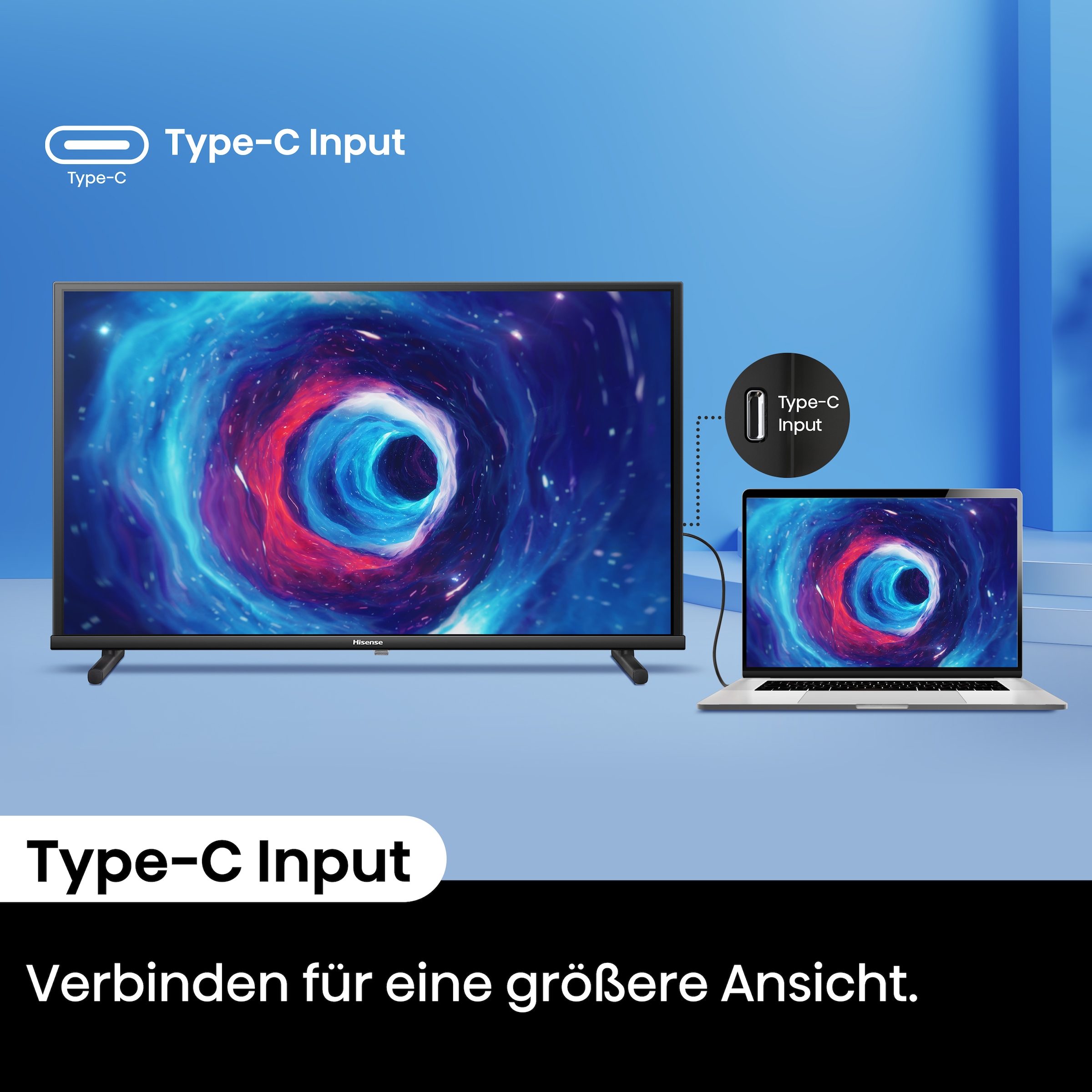 Hisense LED-Fernseher »40A5NQ«, HD, Smart-TV, 2K FHD QLED