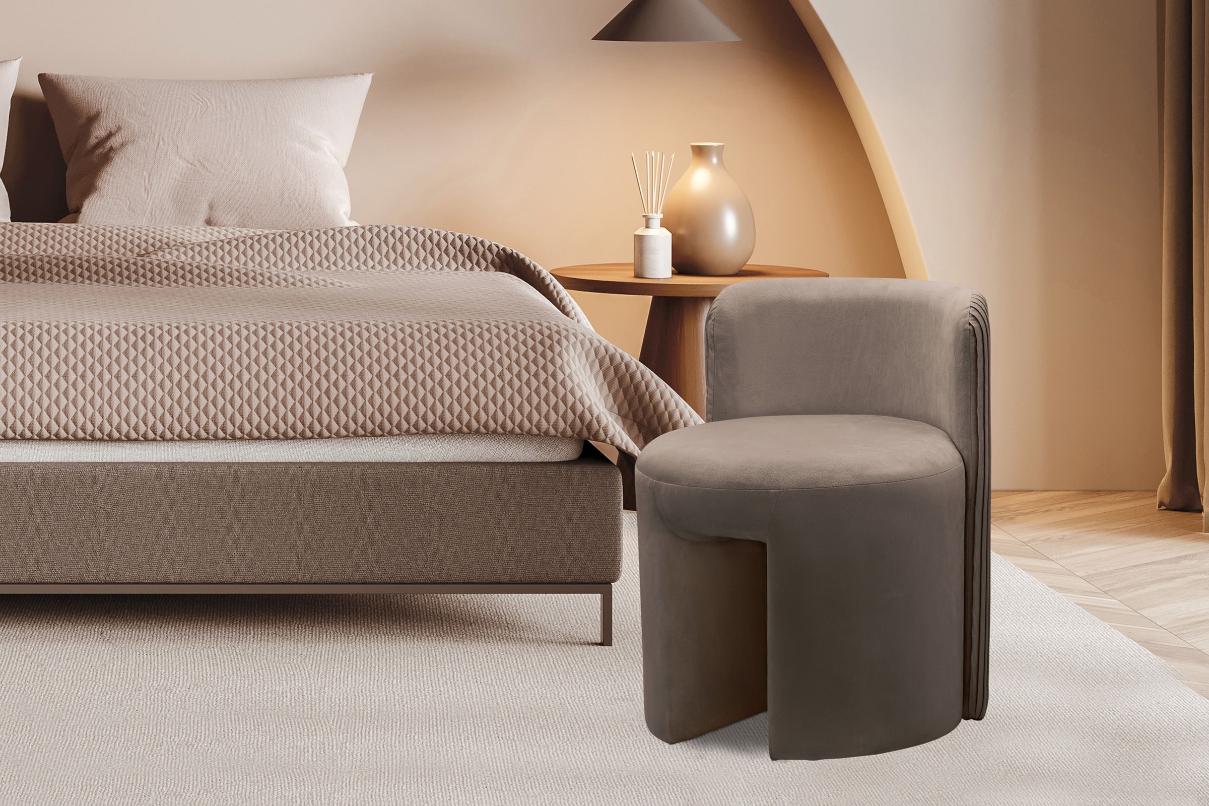 Kayoom Sitzhocker »Hocker Curvy 125, TOPSELLER!«, (1 St.)