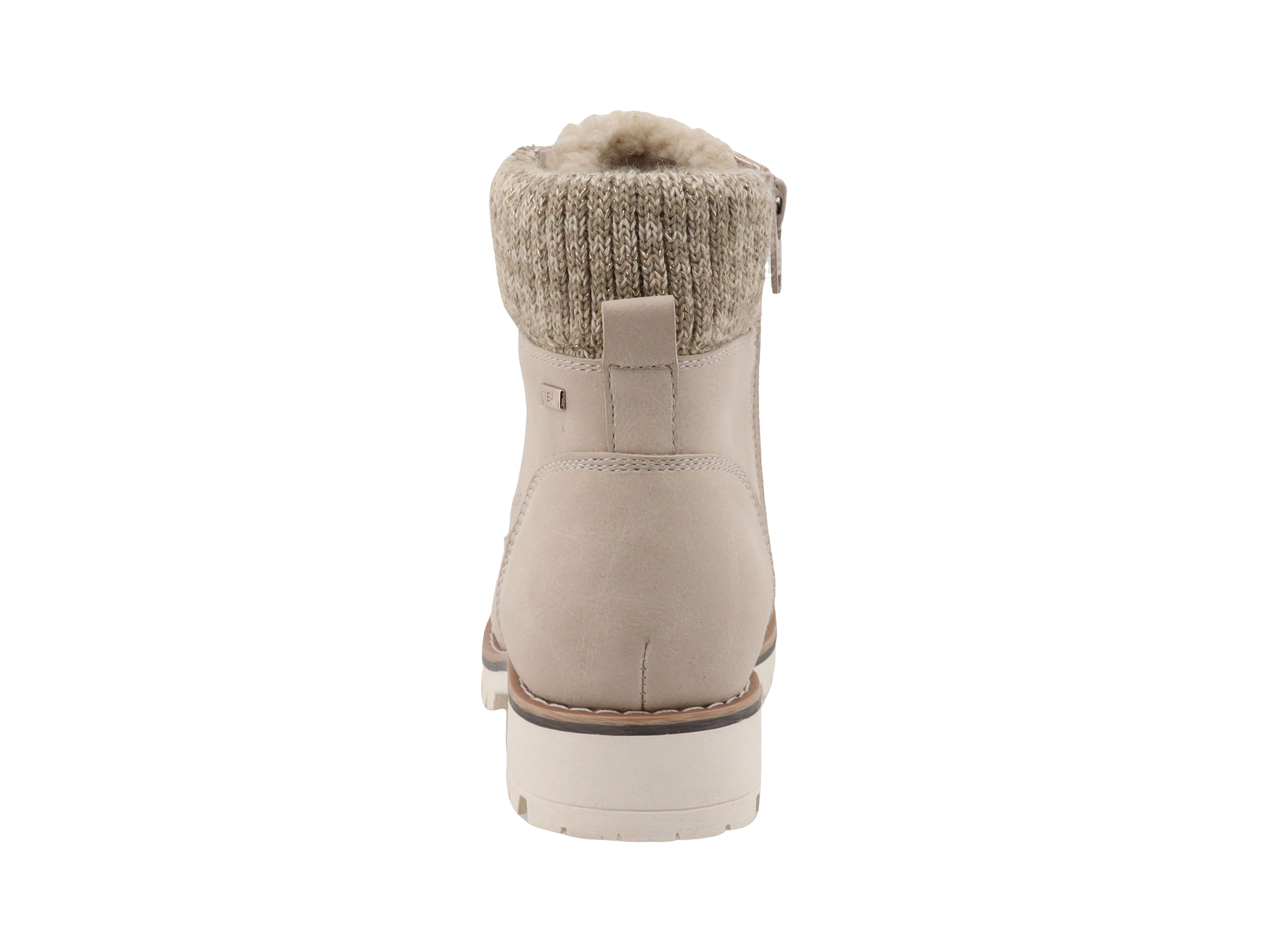 TOM TAILOR Winterboots  , Blockabsatz, Schnürboots, Schnürstiefelette mit Innenreißverschluss