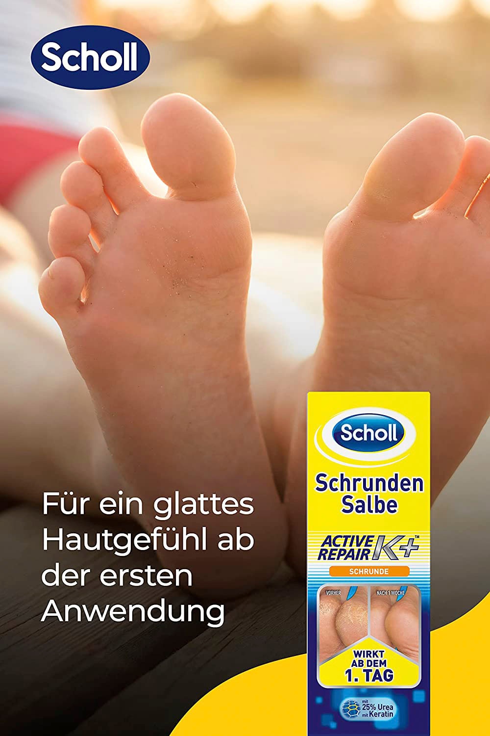 Salbe Scholl »Active Shop Fußcreme Schrunden Repair K+«, im Online OTTO