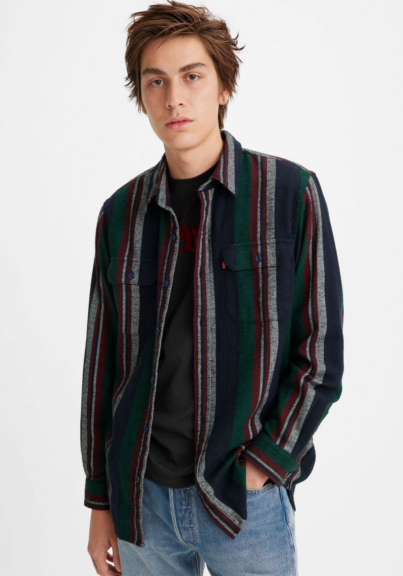 Levi's® Langarmhemd »LE JACKSON WORKER«, im Workerstyle, aus Baumwolle