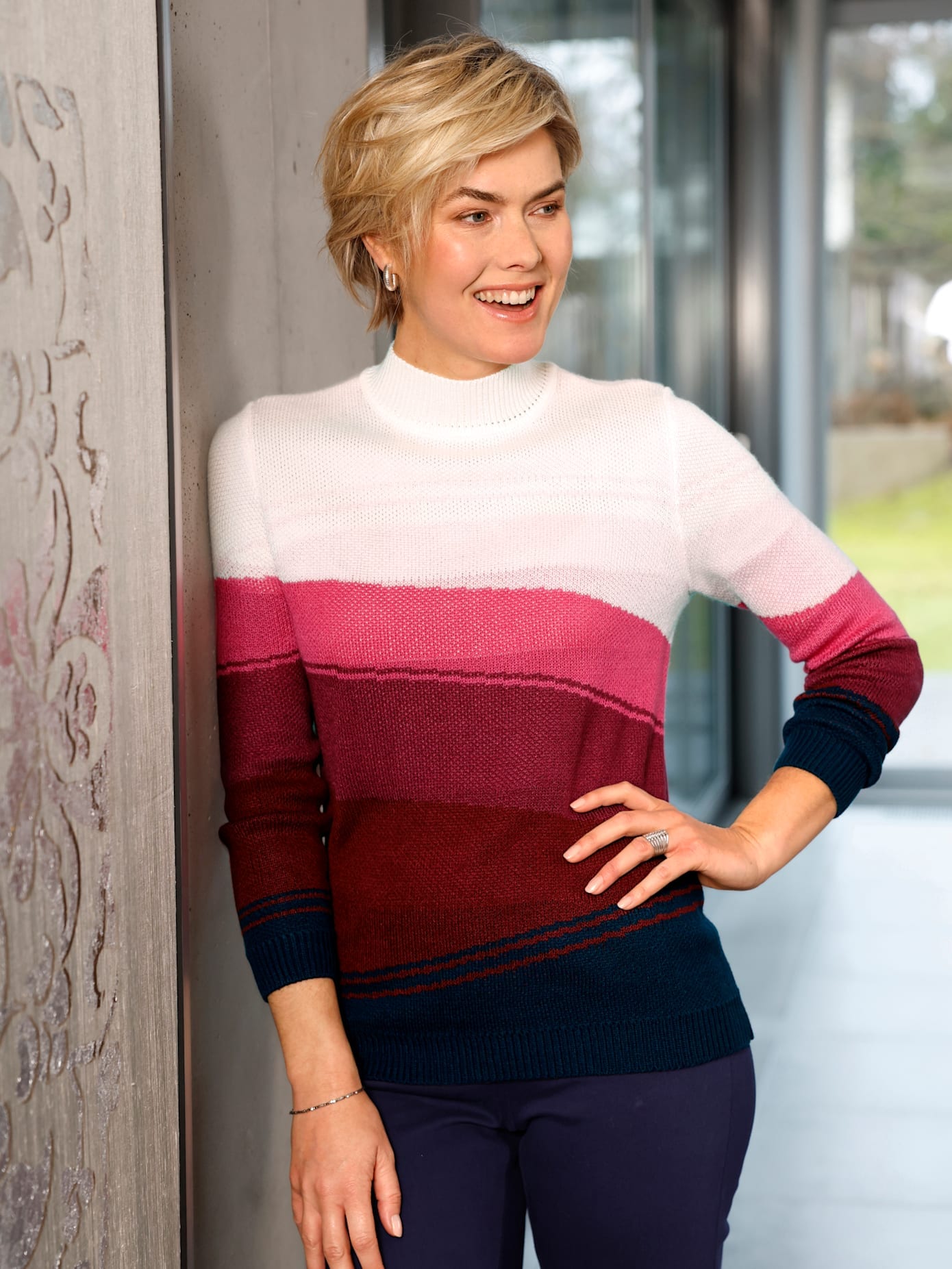 Classic Basics Stehkragenpullover »Stehkragen-Pullover«
