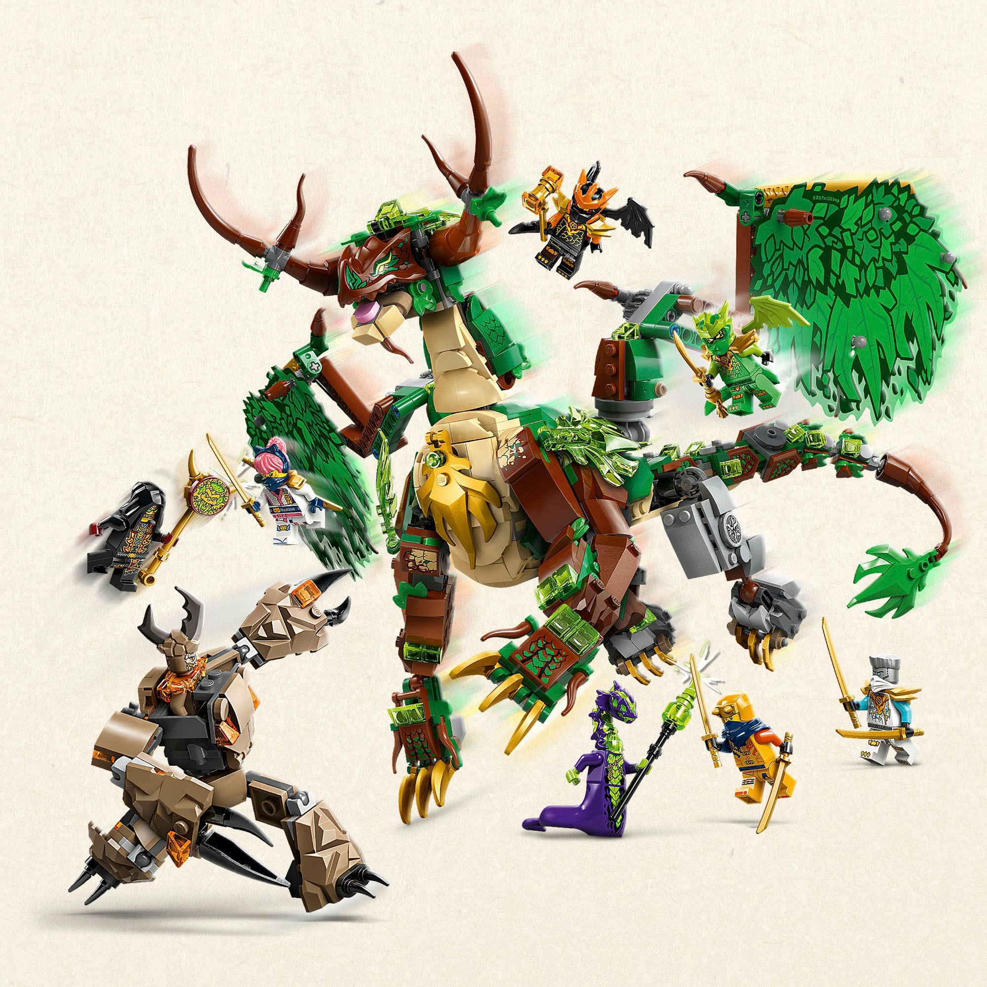 LEGO® Konstruktionsspielsteine »Der Drache des Lebens (71859), LEGO Ninjago«