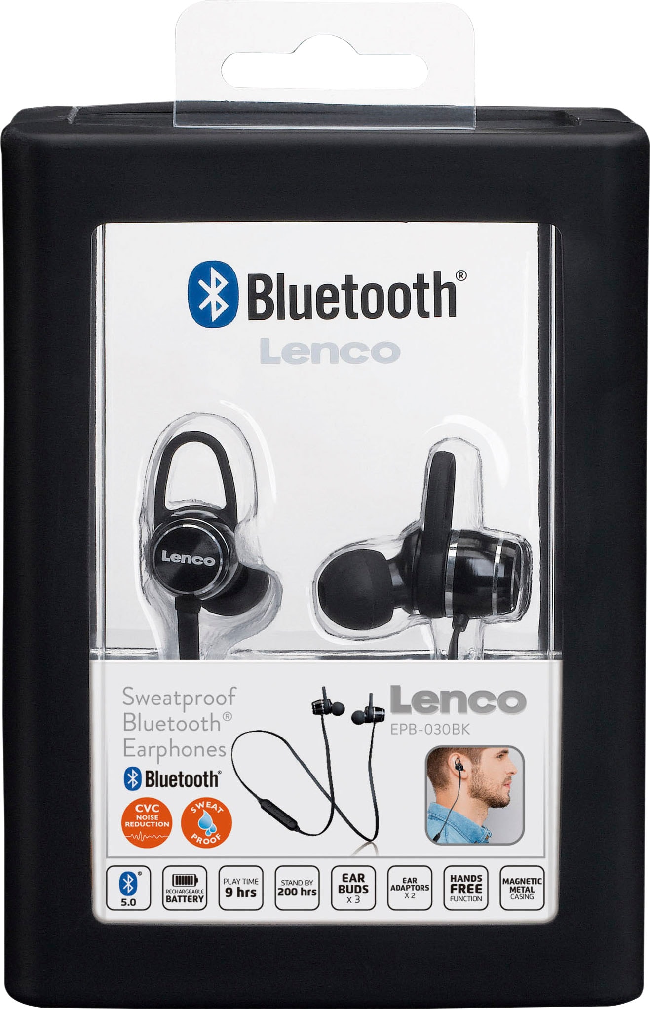 jetzt OTTO im Online Bluetooth, Bluetooth-Kopfhörer Shop Lenco »EPB-030«, Freisprechfunktion