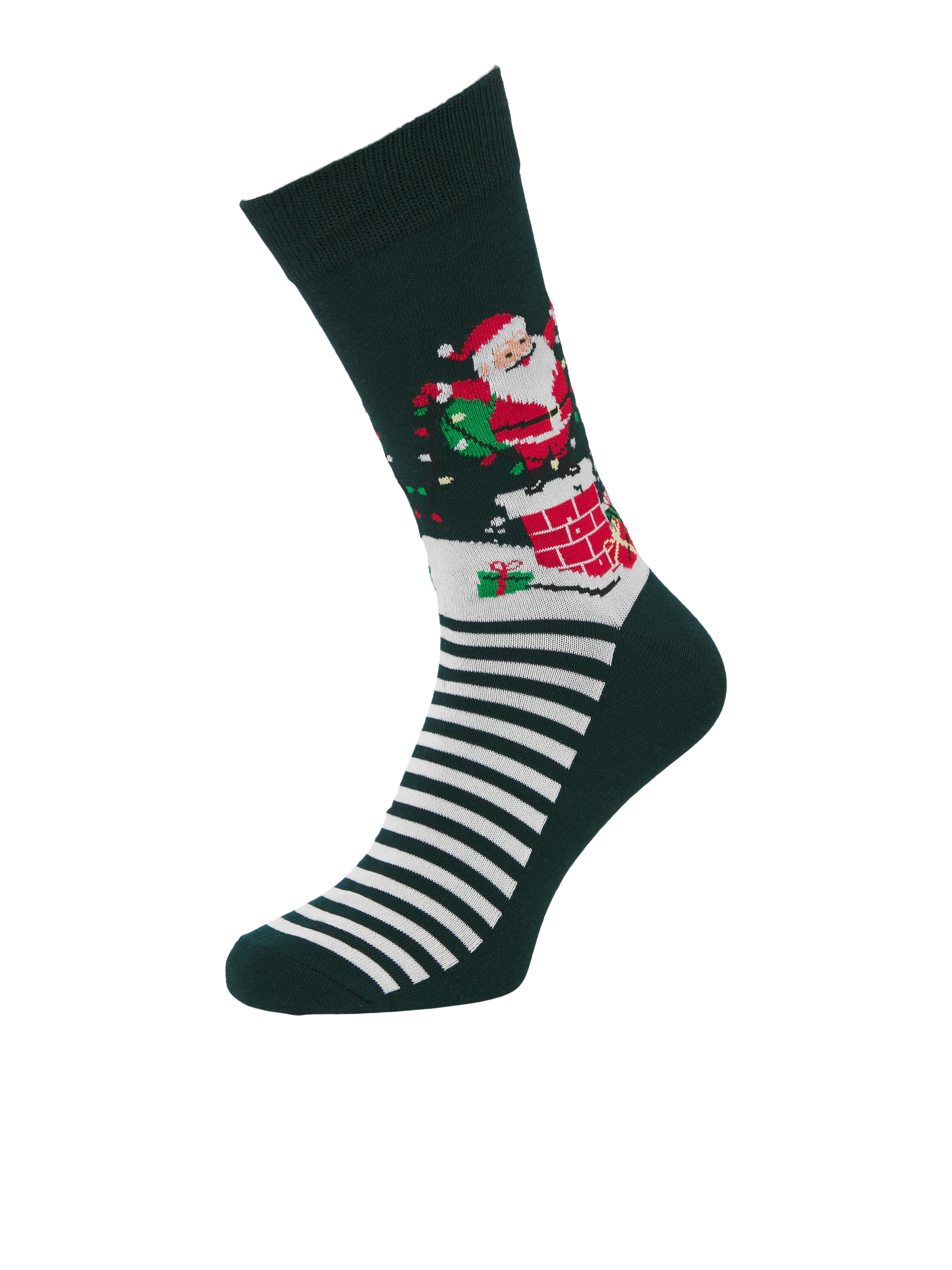 Jack & Jones Freizeitsocken »JACCHRISTMAS SOCK Adventskalender« Packung, 24 Paar tlg. 24 Paar Socken mit Weihnachtsmotiven, Baumwollmischung