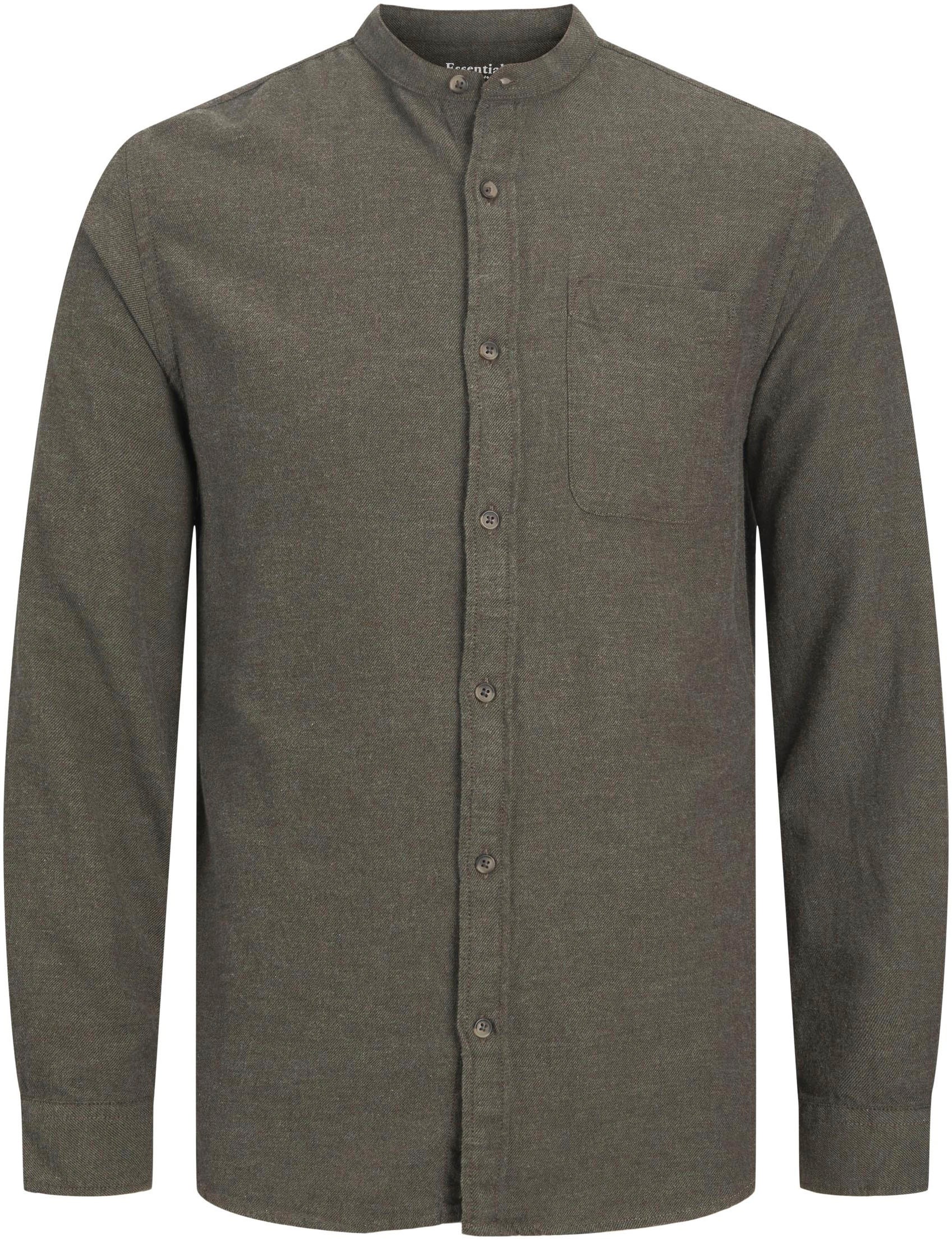 Jack & Jones Langarmhemd »JJEBAND MELANGE SHIRT LS SN«