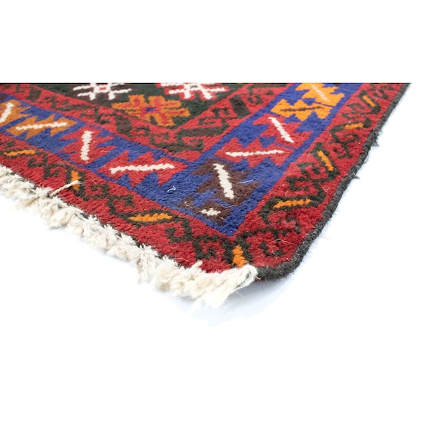 handgeknüpft rechteckig, online bei OTTO rot«, handgeknüpft Wollteppich »Belutsch Teppich morgenland