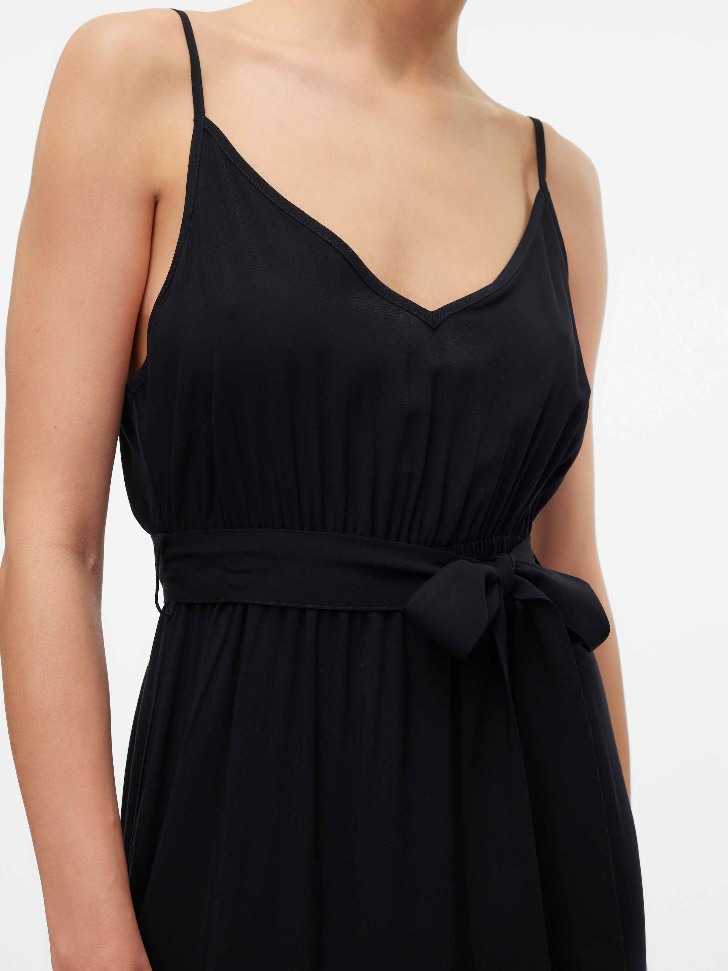 Vero Moda Spaghettikleid »VMEASY JOY SLIT MAXI V-NECK DRESS WV GA« Viskose, regular fit