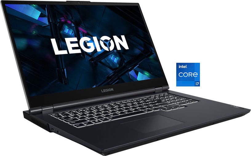 Lenovo Notebook »Legion 5 17ITH6H«, (43,94 cm/17,3 Zoll), Intel, Core i7, GeForce RTX 3060, 512 GB SSD, Kostenloses Upgrade auf Windows 11, sobald verfügbar