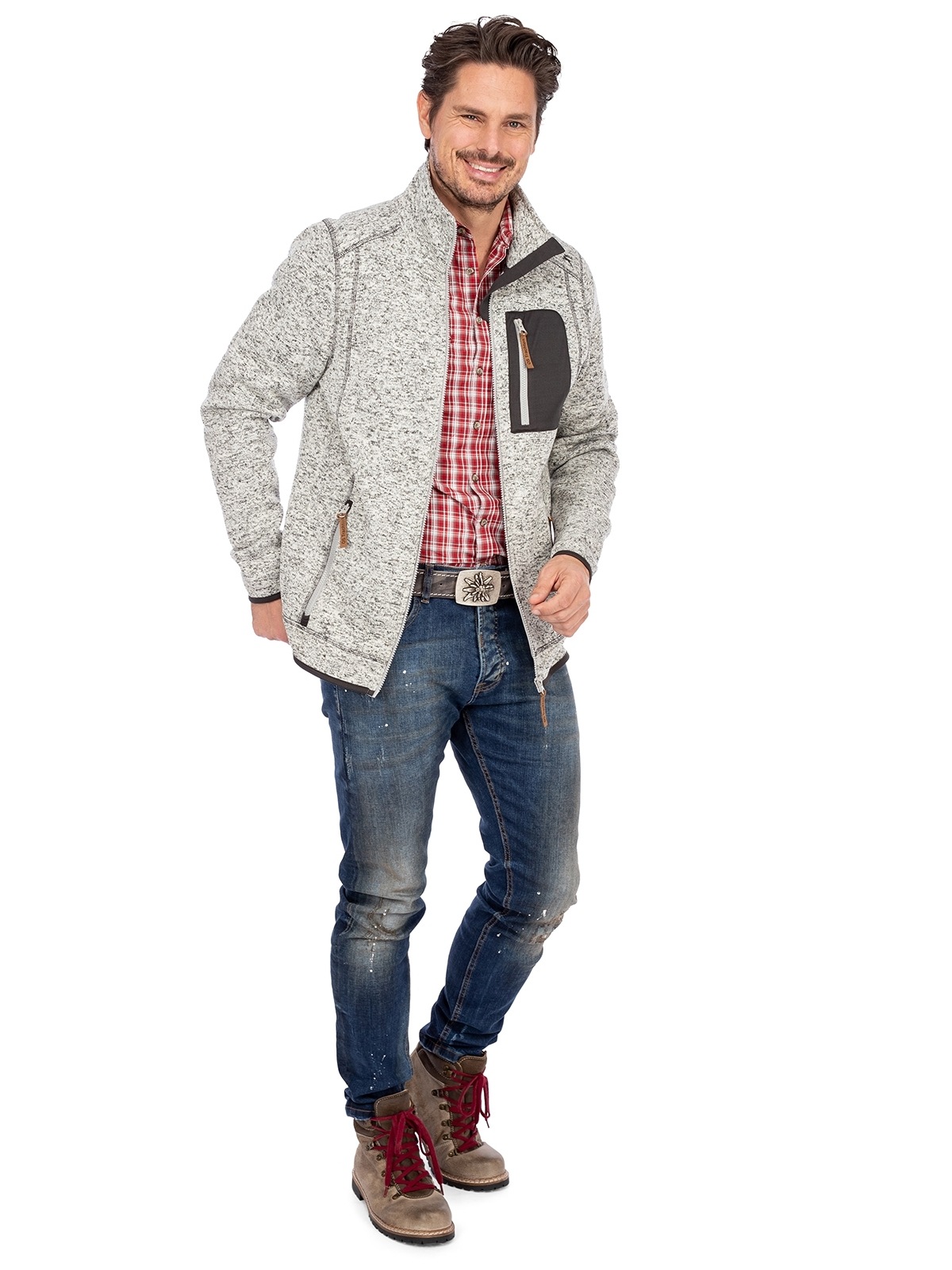 OS-Trachten Jeansjacke »Jacke 428001-3937«