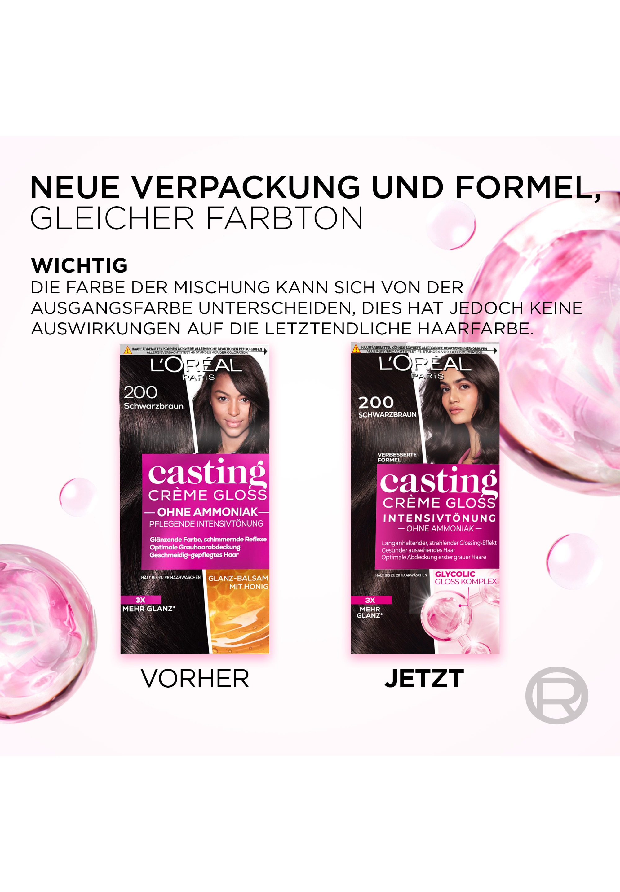 L'ORÉAL PARIS Coloration »L'Oréal Paris Casting Crème Gloss (3 Stück)«