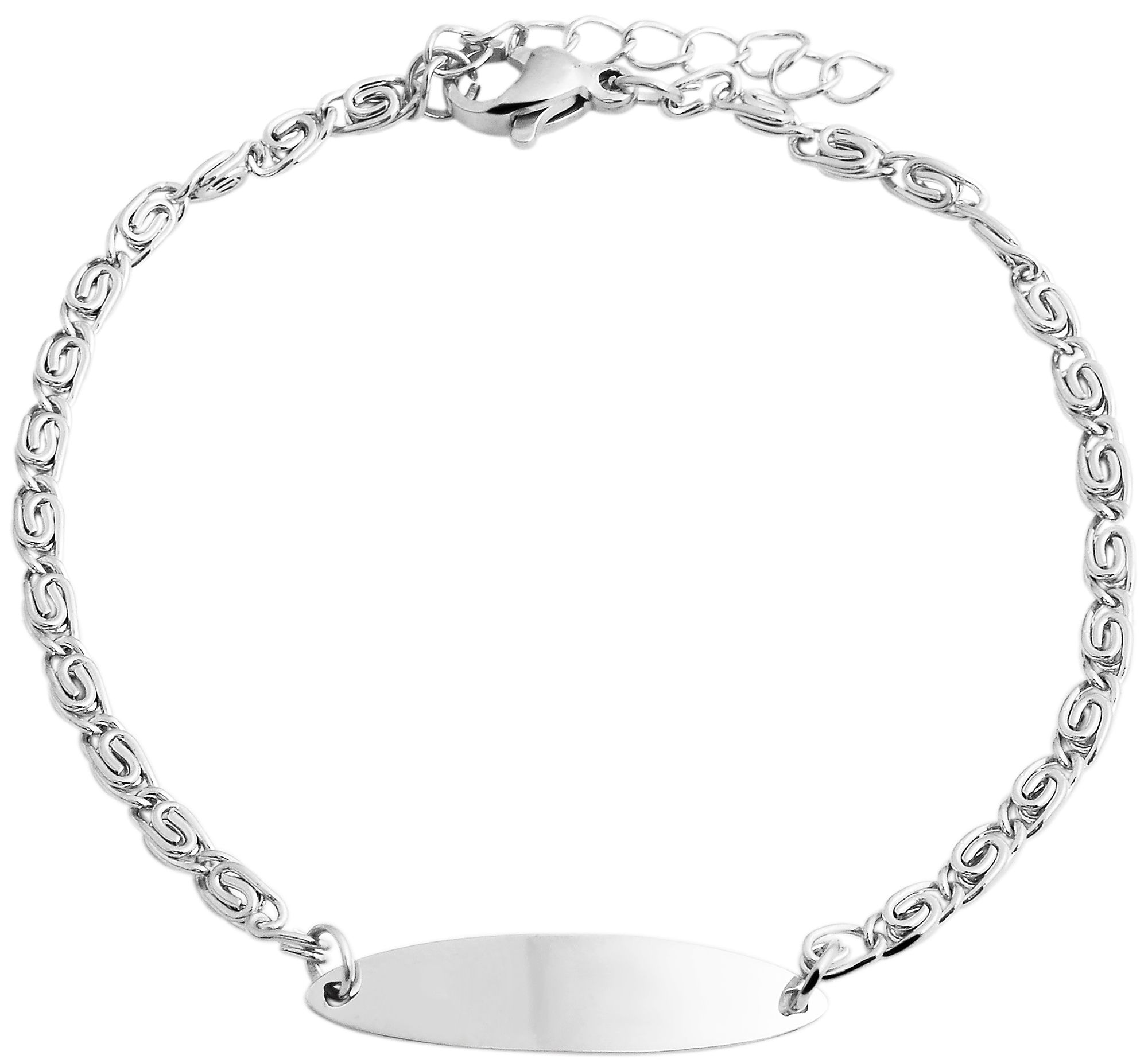 Adelia´s Armband »Unisex Armband aus Edelstahl 18 cm«