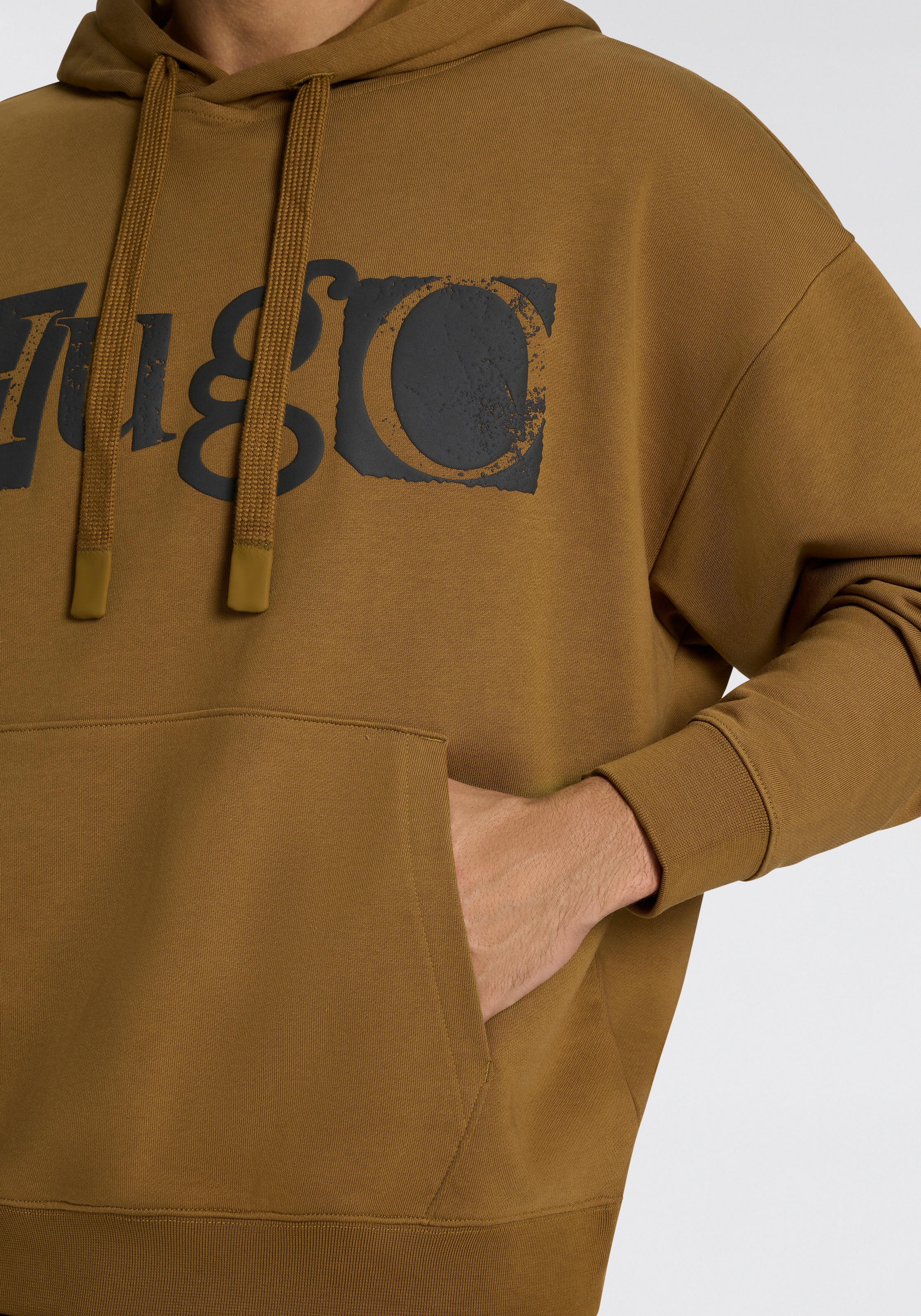HUGO Blue Kapuzensweatshirt »Nildi«, mit großem HUGO-Druck