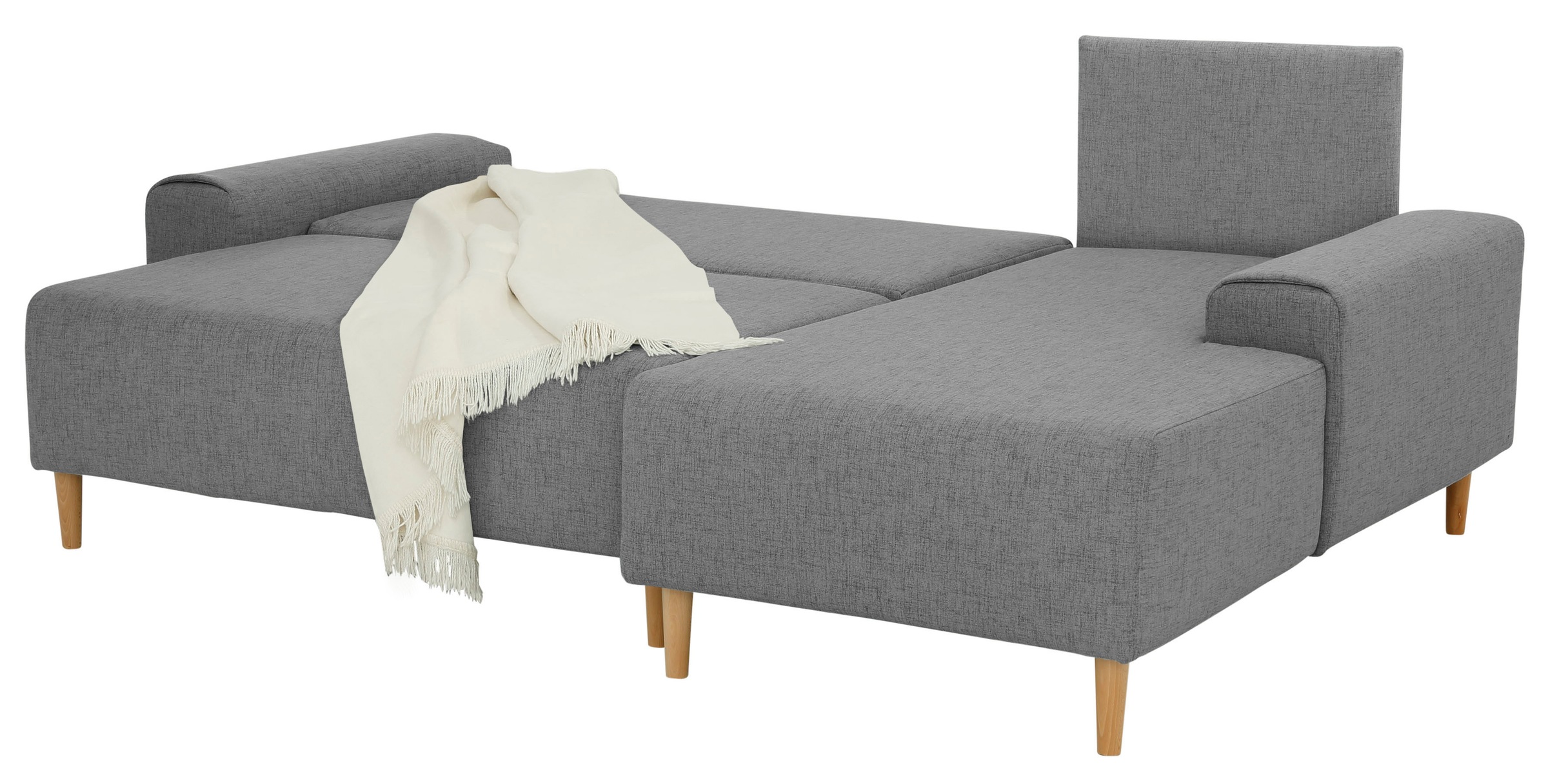 INOSIGN Ecksofa »Samu L-Form«, wahlweise mit Bettfunktion und Bettkasten