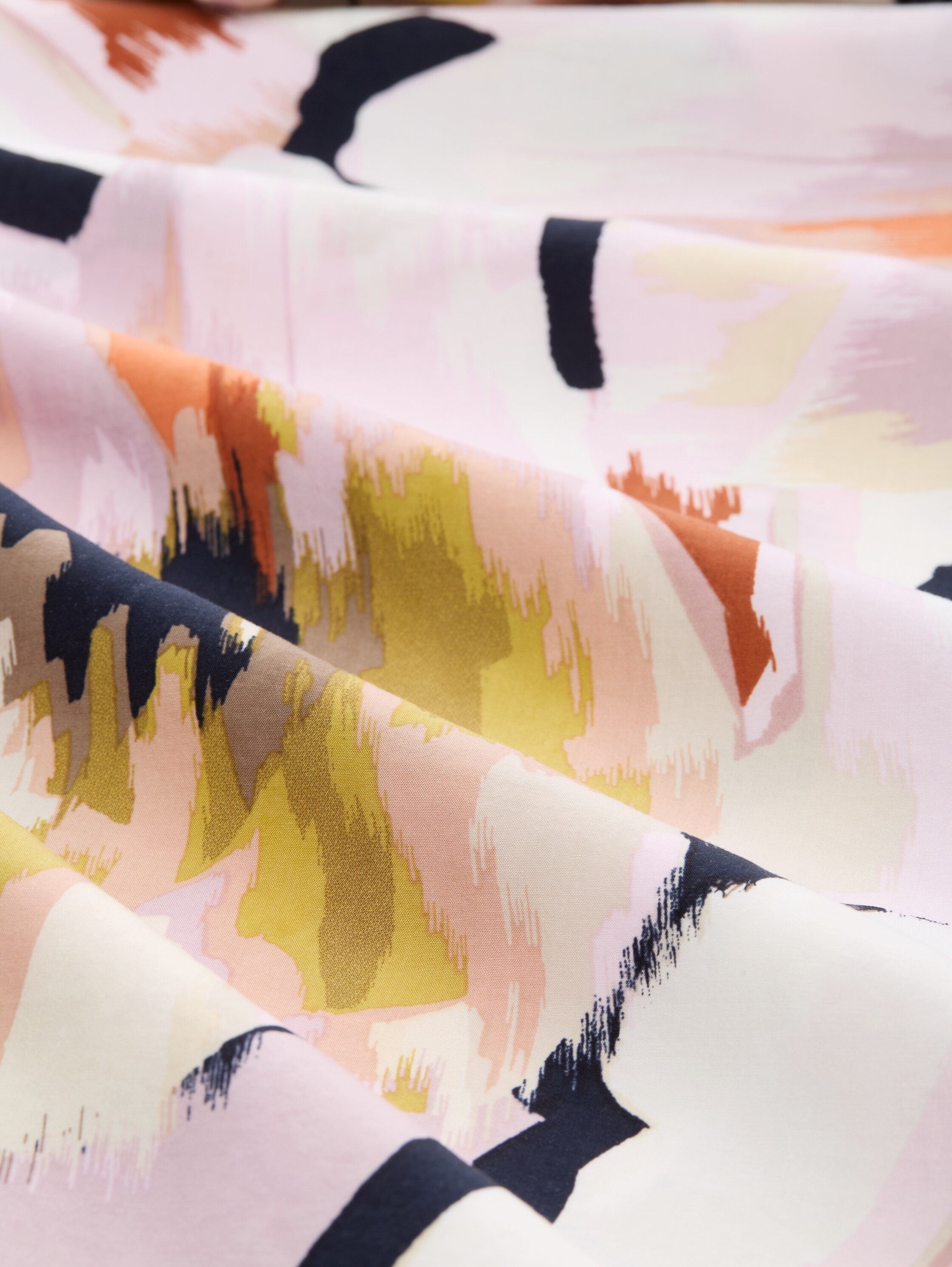 TOM TAILOR Webhose  mit Allover-Muster/weites Bein