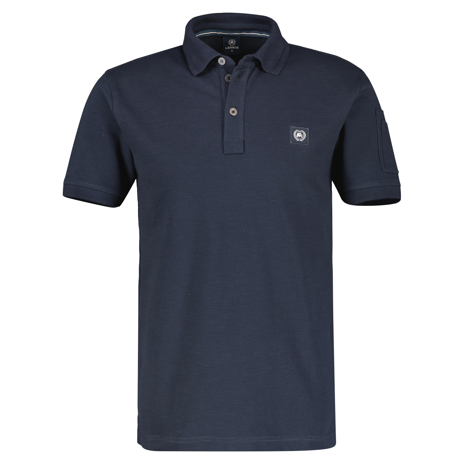 LERROS Poloshirt, mit Logo-Badge auf der Brust
